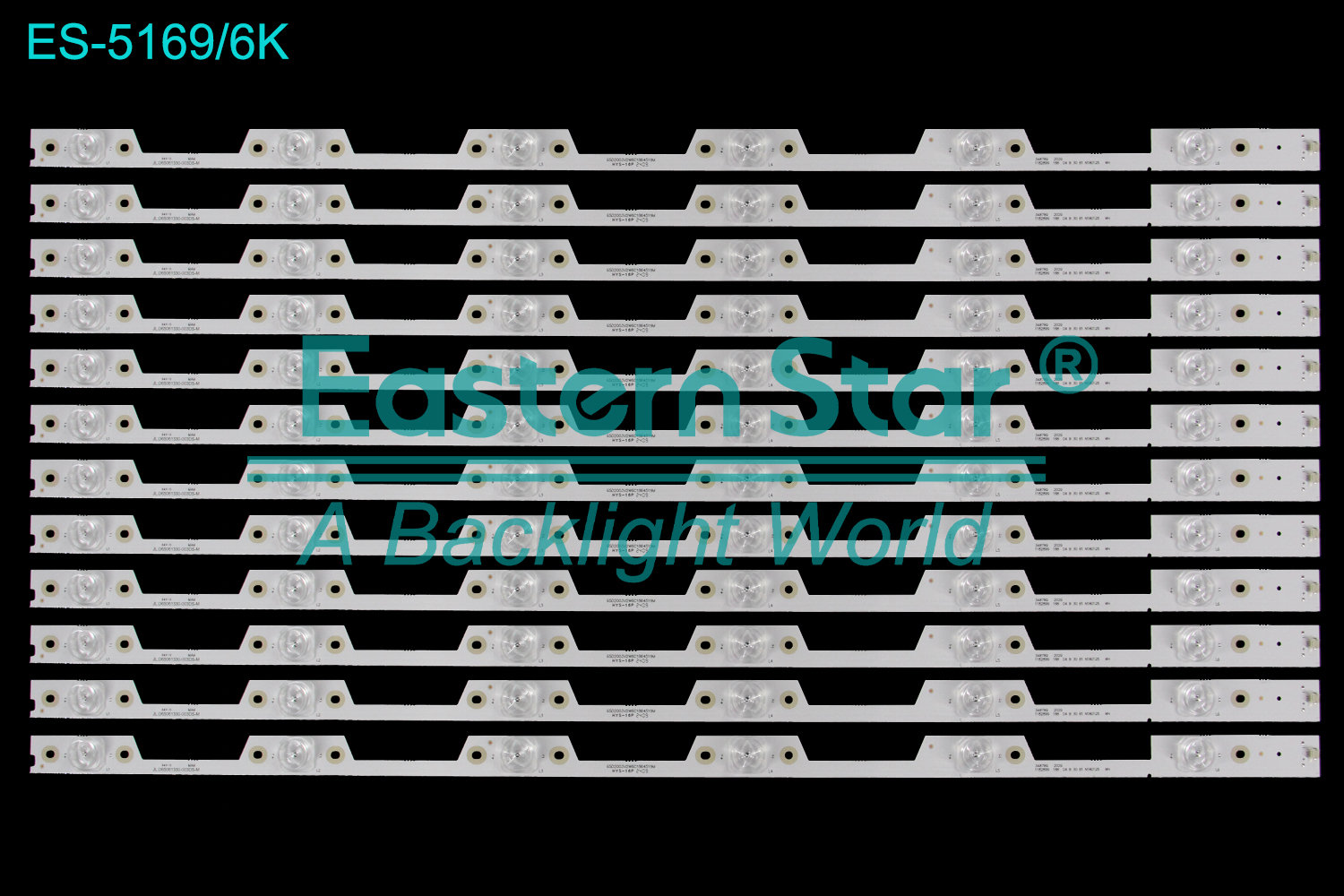 ES-5169 LED TV Backlight use for 65" Hisense  LED65EC680US JL.D65061330-003DS-M, 65D2003V2W6C1B64519M  LED BACKLIGHT STRIP(12)