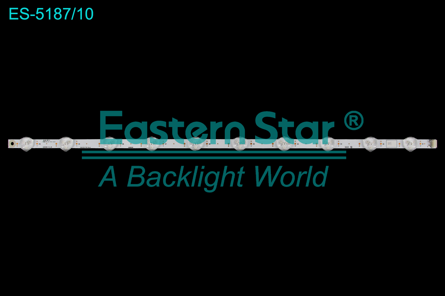 ES-5187 LED TV Backlight use for 50" 50W10S1P UDULEDLXT016 Rev.A LB5009D V0_00  LED BACKLIGHT STRIP(/)