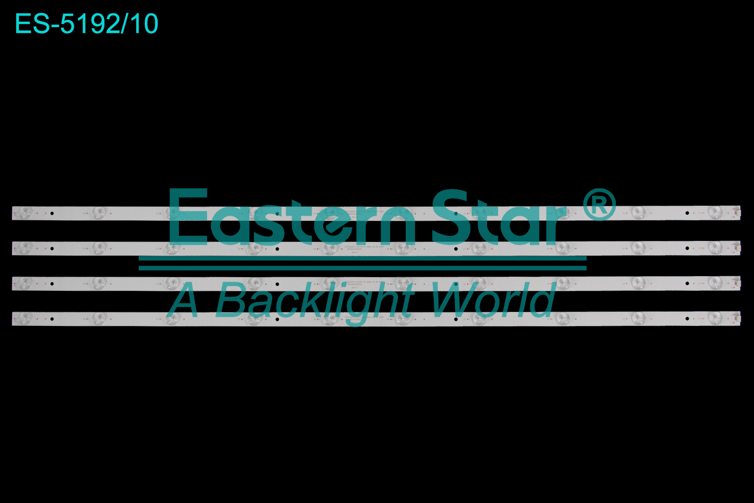 ES-5192 LED TV Backlight use for 43" Sharp LC-43LE285I  GC43D10-ZC21FG-01 2024-10-30 10S1P PN:303GC430033 LED BACKLIGHT STRIP(4)