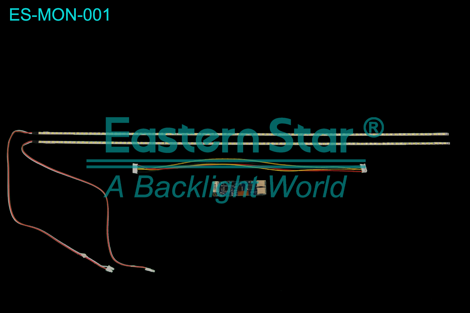 ES-MON-001 Monitor Backlight use for GYD-540-530MM-24W-96LED TV LED STRIP