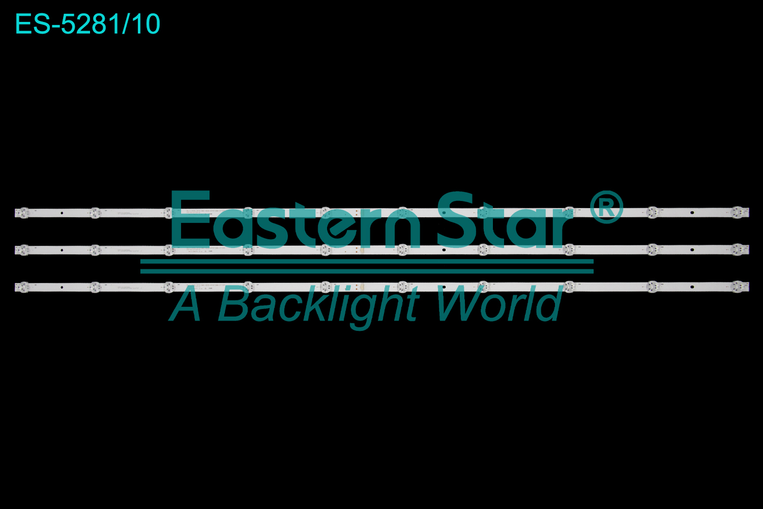 ES-5281 LED TV Backlight use for 50"  Haier  06-1-50FR-3X10-SMC-0D35-974X12MM-211220 261501015470  LED BACKLIGHT STRIP(3)