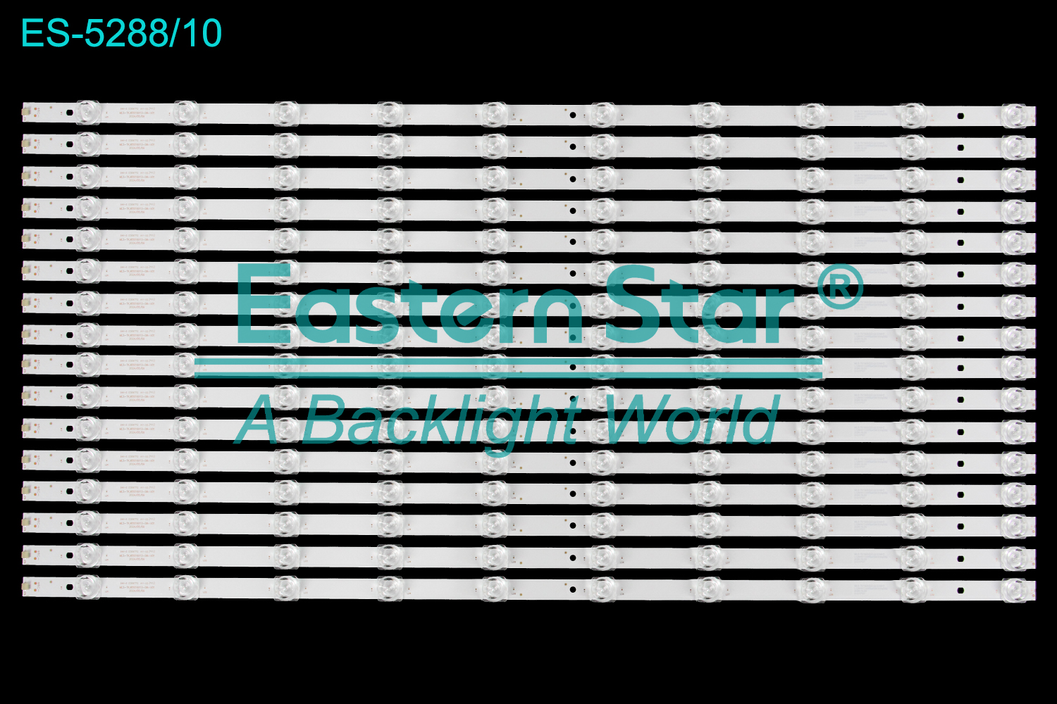 ES-5288 LED TV Backlight use for 65"  MLS-TKJ65S16X10-08-V01 2024/05/09  LED BACKLIGHT STRIP(16)