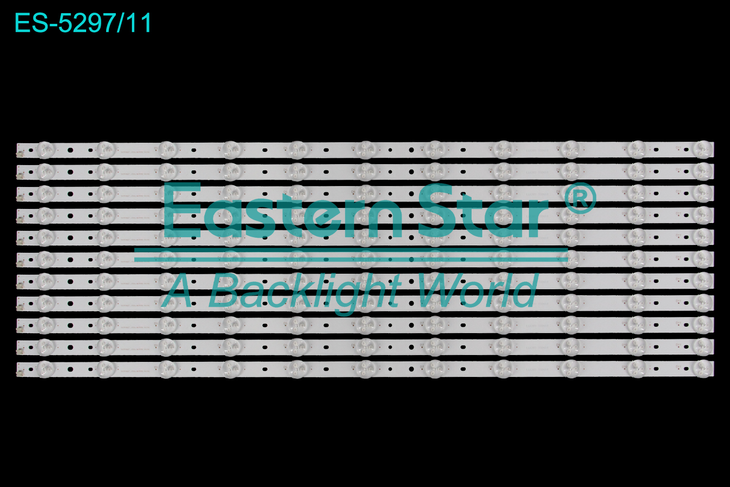 ES-5297 LED TV Backlight use for 55"  YC550D27_11X16_MCPCB_V0(1W)  LED BACKLIGHT STRIP(16)