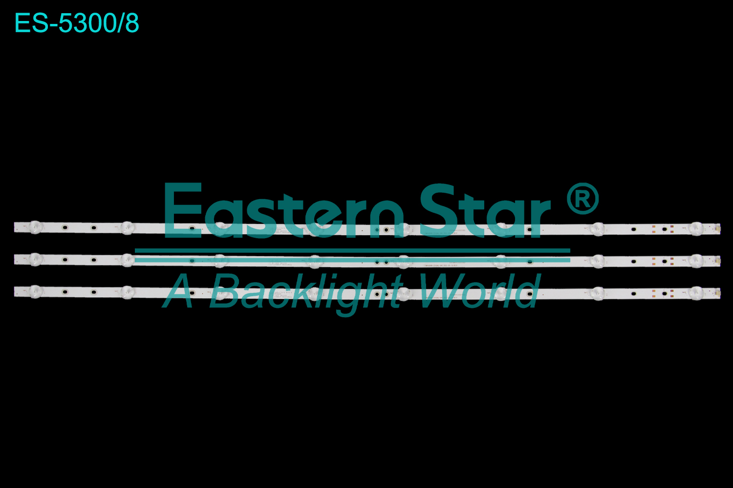 ES-5300 LED TV Backlight use for 43" Roku  MX43D08-ZC42AG-04D 2022-05-19 8S1P 303MX430058D LED BACKLIGHT STRIP(3)