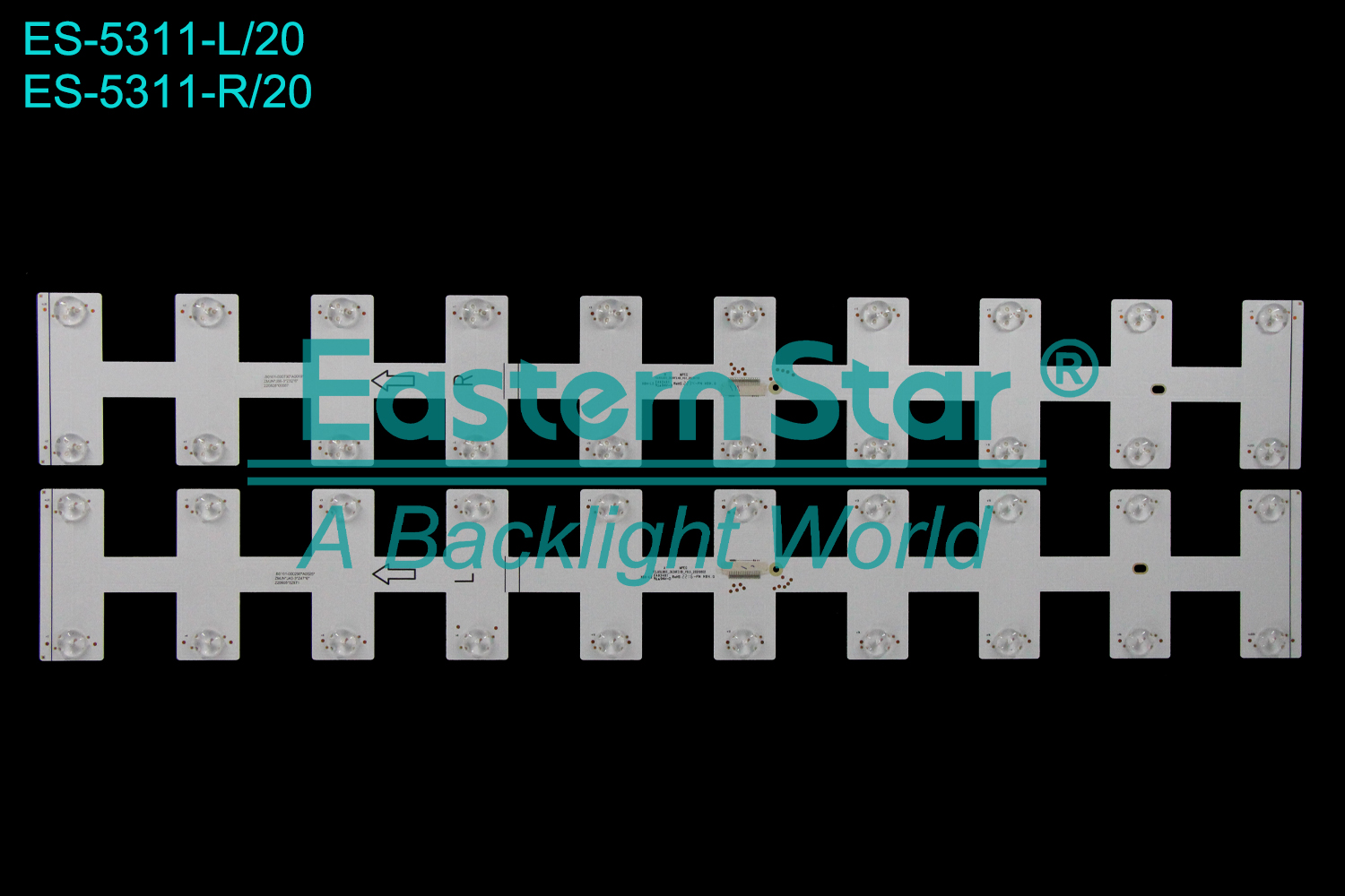 ES-5311 LED TV Backlight use for 65"  TCL65LB31 3030F2.4D_V0.1 20220707 B0101-000729*A0019*ZMJN*J86-3*Z52*6*220829*01142 TCL65LB323030F2.4D V0.120220707 B0101-000730*A0019*ZMJN*J86-3*Z52*6*220828*00587 TCL65LB053030F2.1D V0.520210802 B0101-000290*A0025*ZMJN*JA3-3*Z47*6*220605*52971 TCL65LB06_3030F2.1D_V0.5_20210802 B0101-000291*A0030*ZMJN*JA7-2*Z47*6*220321*23500 GIC65LB145_3030F2.1D_V0 GIC65LB146_3030F2.1D_V0 LED BACKLIGHT STRIP(/)