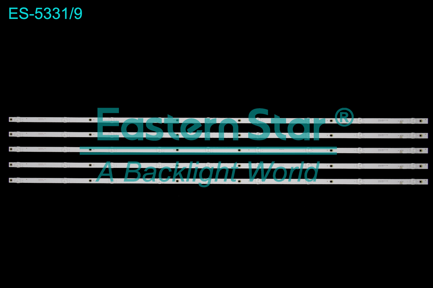 ES-5331 LED TV Backlight use for 55" LE-55A8B LE-55HD002  DLED55AHXL 0001 2023-01-02 55D3503V2W9C1B110114M  LED BACKLIGHT STRIP(5)