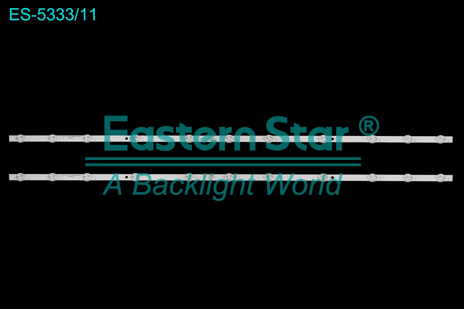 ES-5333 LED TV Backlight use for 43" Xiaomi L43RA-RA  06-1-43FZ-2X11-0D35-830X12MM-230828-V2 261501022170 LED BACKLIGHT STRIP(2)