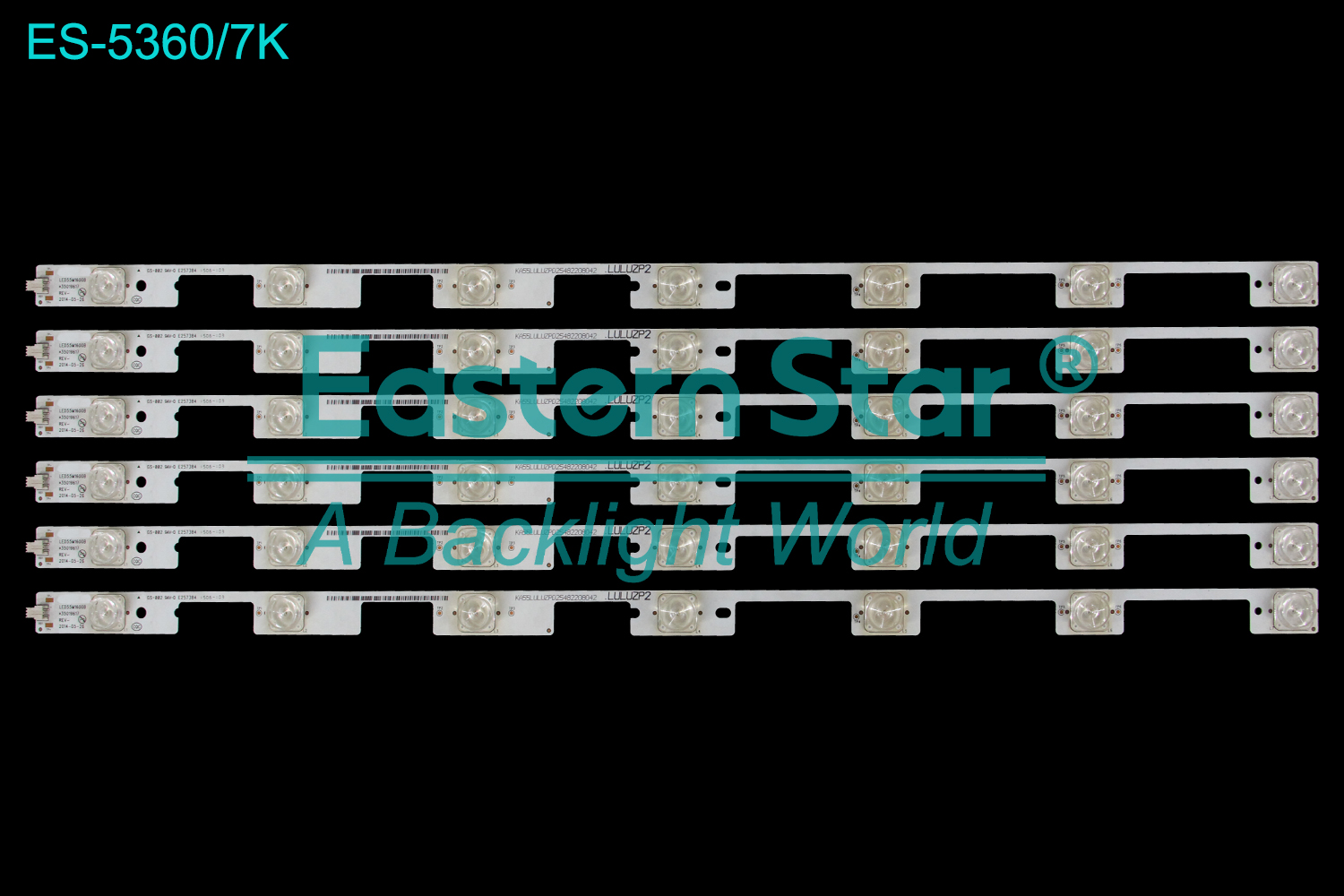 ES-5360 LED TV Backlight use for 55" LED55CM10A  LED55M1600B*35019617  LED BACKLIGHT STRIP(6)