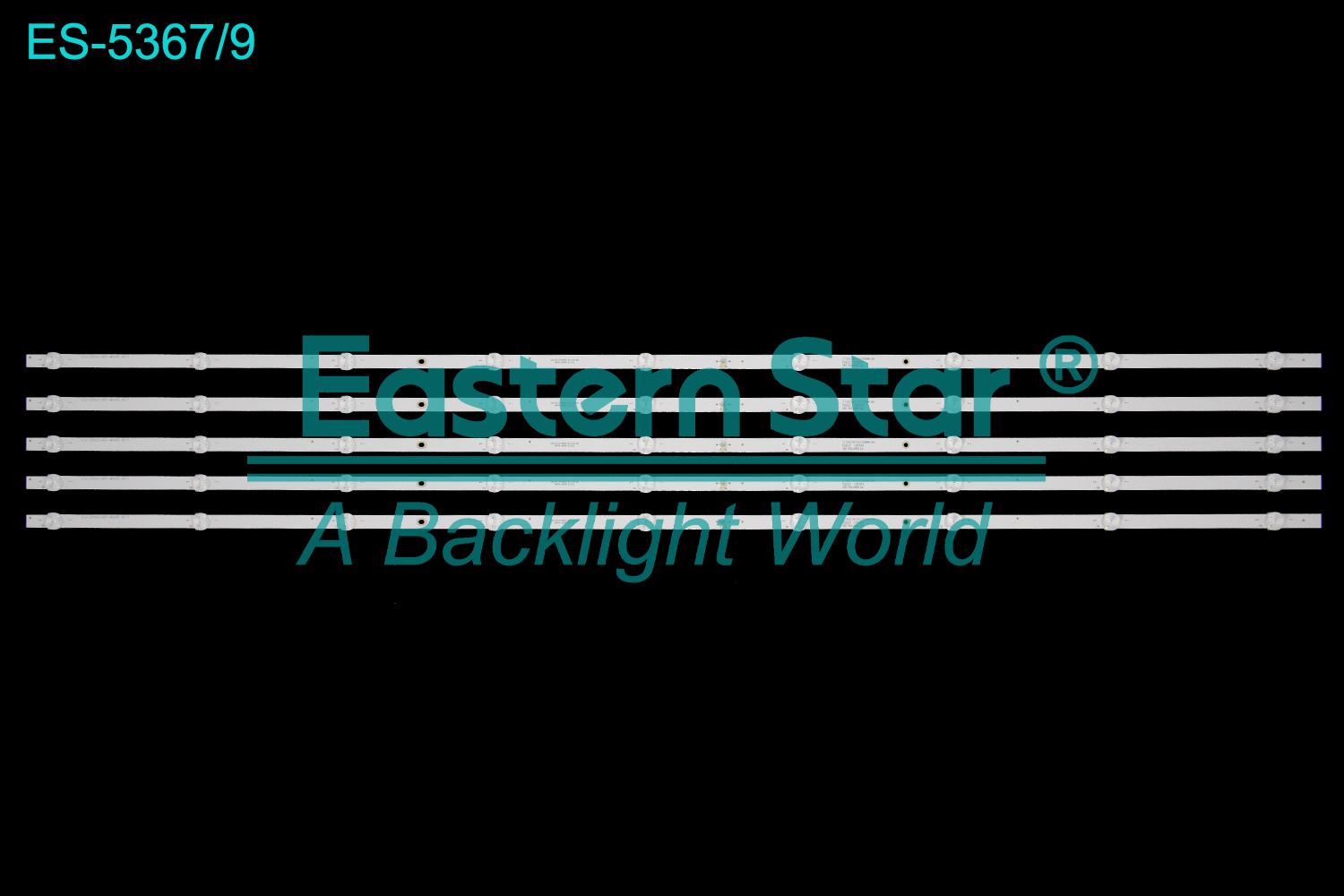 ES-5367 LED TV Backlight use for 55" Philips 55PUF7165/T3  CEJJ-LB5502-9S1P-M3030-AC-1 55D3503V2W9C1B110012M 210BZ09DOB338BMO2K 19223 030561 VB135C4PB12X LED BACKLIGHT STRIP(5)