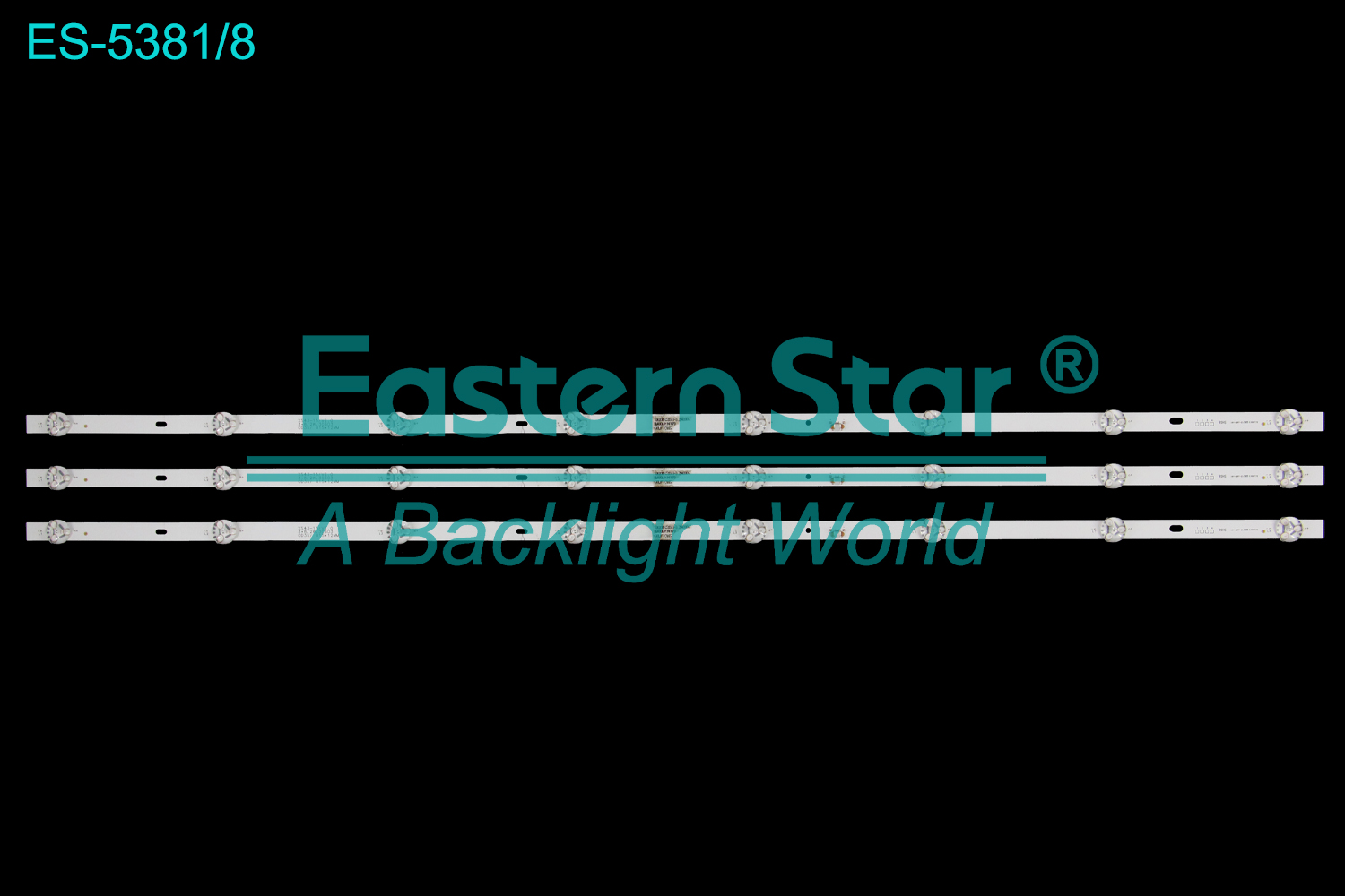 ES-5381 LED TV Backlight use for 43" XS43-15/V2.0 3*8/2W/30603 0D35/815*12MM LED BACKLIGHT STRIP(3)