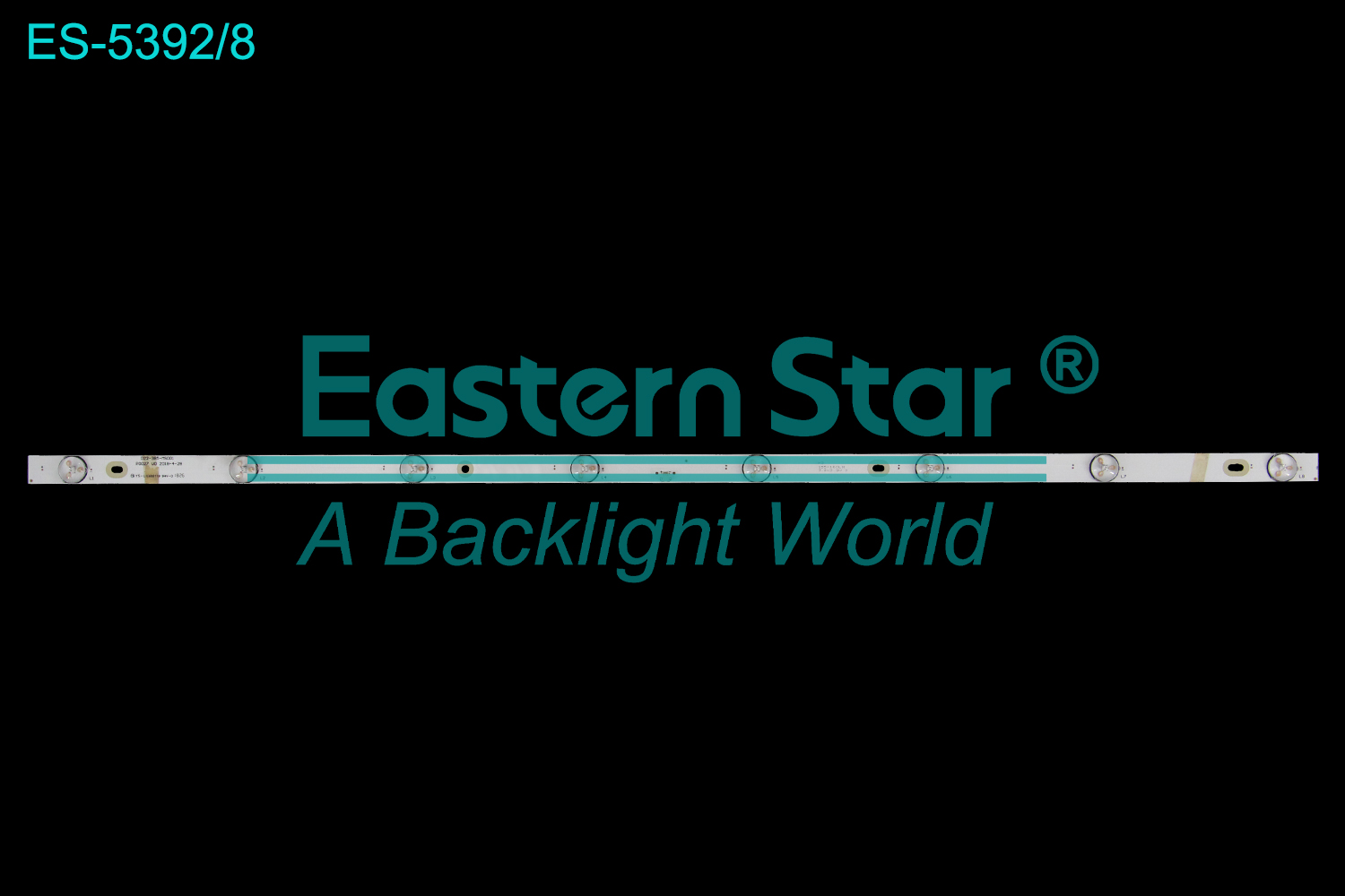 ES-5392 LED TV Backlight use for /" D22-385-MS001 P0027 V0 2018-4-28 K3 155-160LM 3.2-3.3V 7 LED BACKLIGHT STRIP(/)