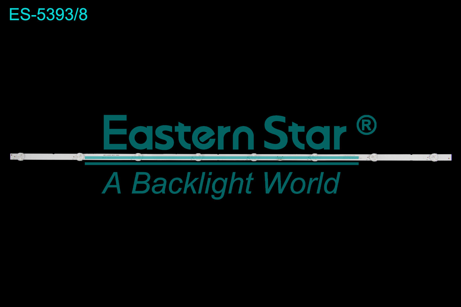 ES-5393 LED TV Backlight use for /" M08-SL43030-0801N-4084A 7700-643000-D180 HP-S-H-93V-0003 PXR4B0 3.0-3.1V 100-102.5lm R4 04901LED BACKLIGHT STRIP(/)