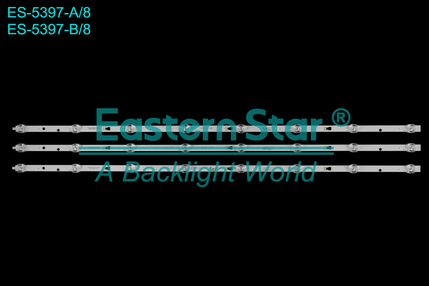 ES-5397 LED TV Backlight use for 42" Tcl/Haier A:LED42D08A-ZC26AG-01 30342008206 B:LED42D08B-ZC26AG-01 30342008207  LED BACKLIGHT STRIP(3)