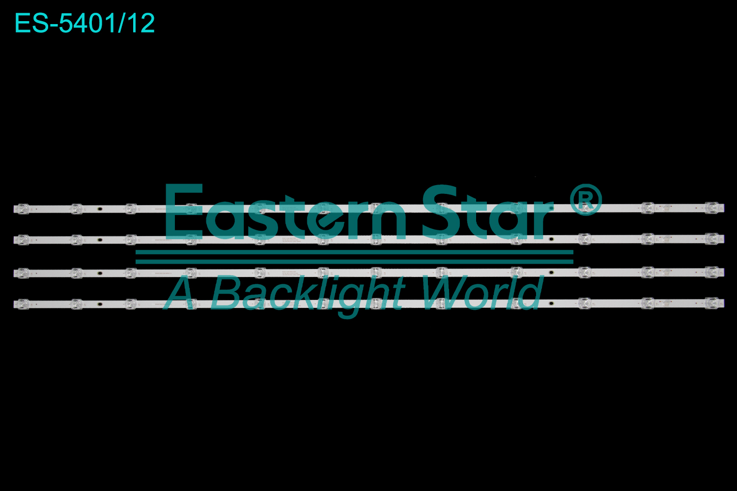 ES-5401 LED TV Backlight use for 55" Changhong  55D6 CHiQ奇克55Q9T CRH-ZS55XF3030120418KREV1.0 RH201 CA4 950031627 D37 M1J62-2 D3315 01222 LB-C550U22-E3-H XRD 256800 LED BACKLIGHT STRIP(4)