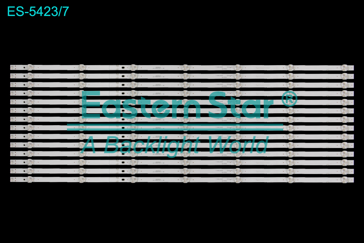 ES-5423 LED TV Backlight use for 75" Changhong/Chiq  75Q8T PRO 75D4PS CRH-ZS75H54K303007149CNREV1.1 LB-C750U19-E4-H XRD 850266515 Y166L06G5 221554 206KAHC LED BACKLIGHT STRIP(14)