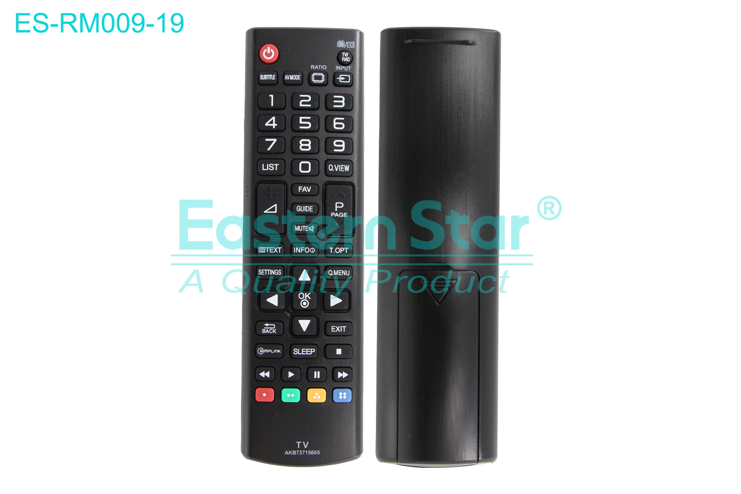 ES-RM009-19 use for Lg  Smart TV Remote Control  AKB73715605