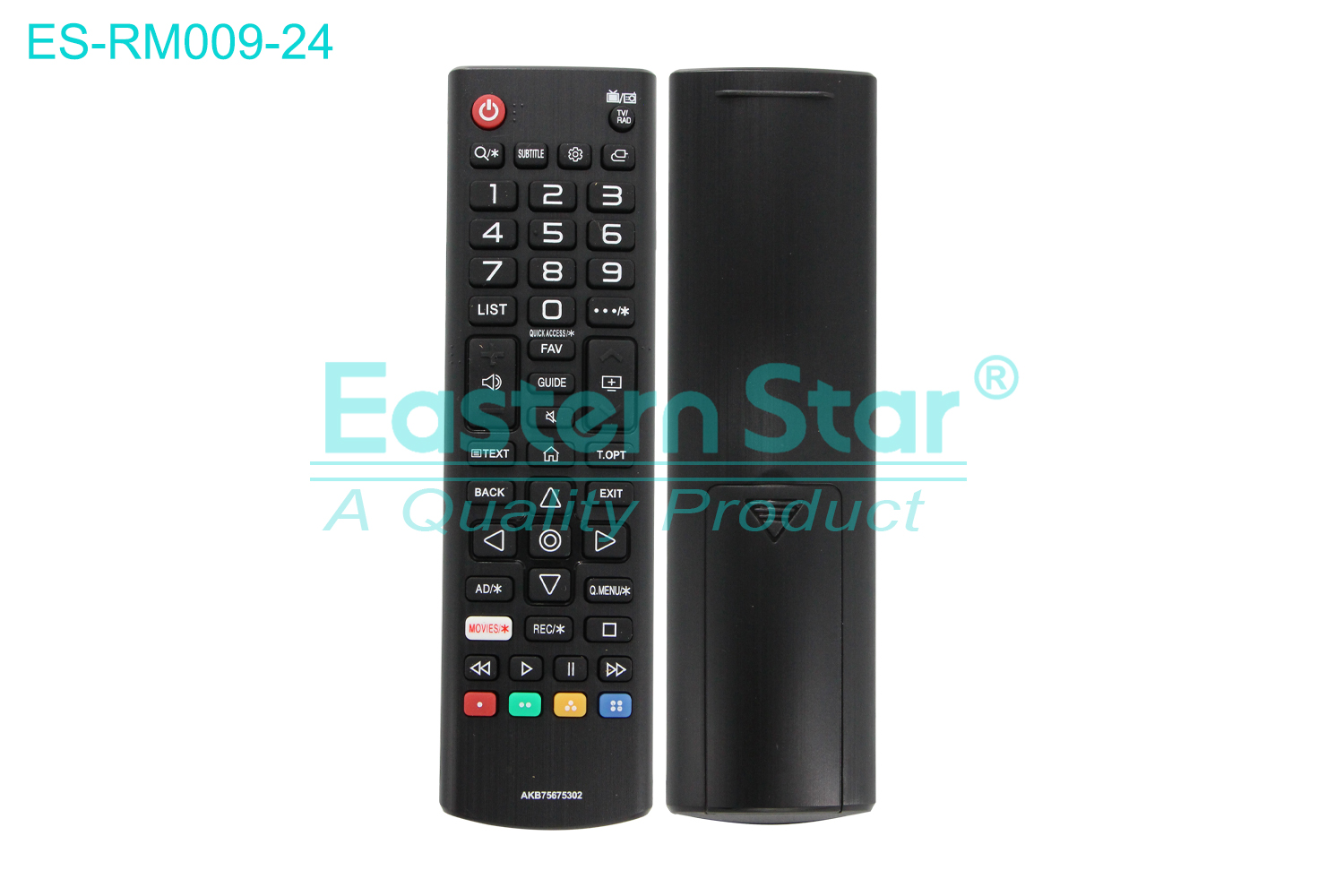 ES-RM009-14 use for Lg  Smart TV Remote Control AKB75675302