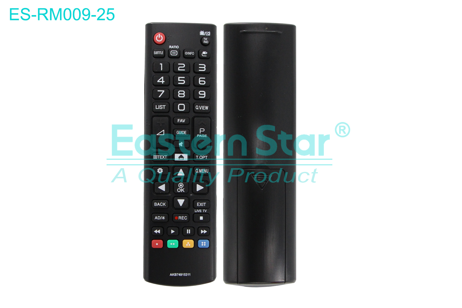 ES-RM009-25 use for Lg  Smart TV Remote Control AKB74915311