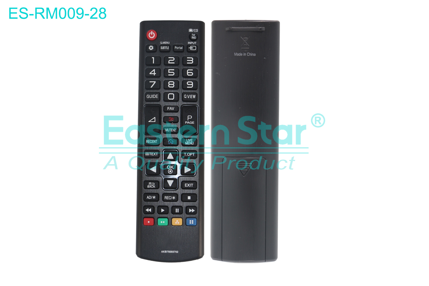 ES-RM009-28 use for Lg  Smart TV Remote Control AKB75055702