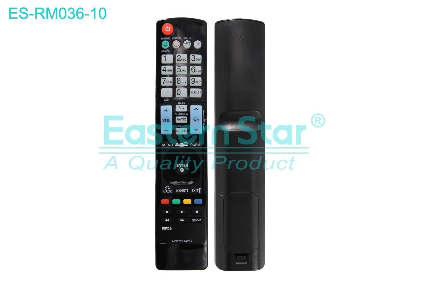 ES-RM036-10 use for Lg  Smart TV Remote Control AKB72914207