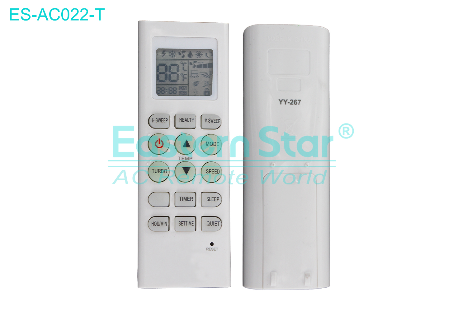 ES-AC022-T High Quality China Remote AC Remote for Lg  Air Conditioner Remote A/C 15 keys AC 15