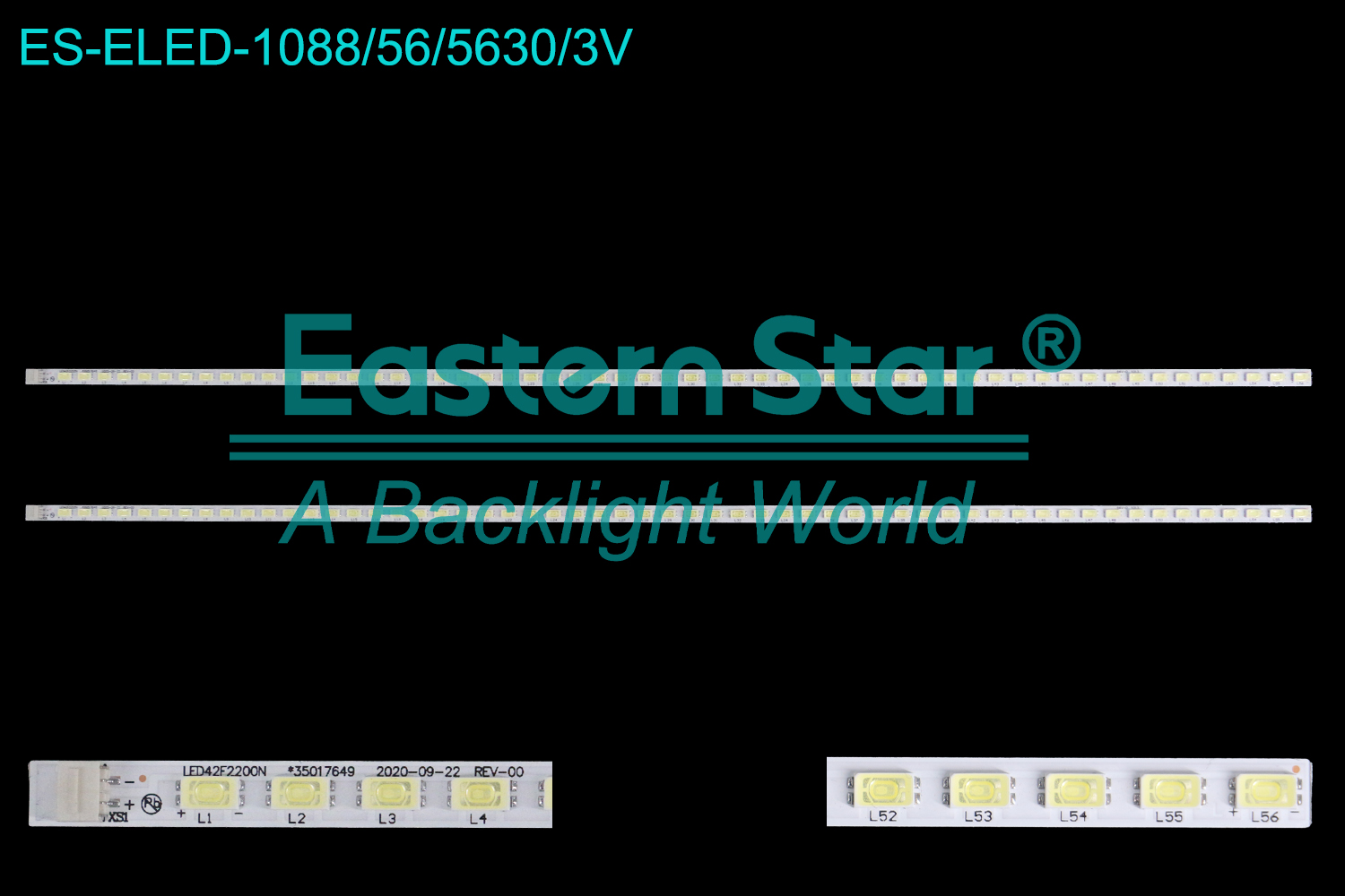 ES-ELED-1088 ELED/EDGE TV backlight use for 42'' Konka LED42F2200N LED42E320N LED42S2260N LED42F2200NE LED42F2200N *35017649 LED BACKLIGHT STRIP(2)