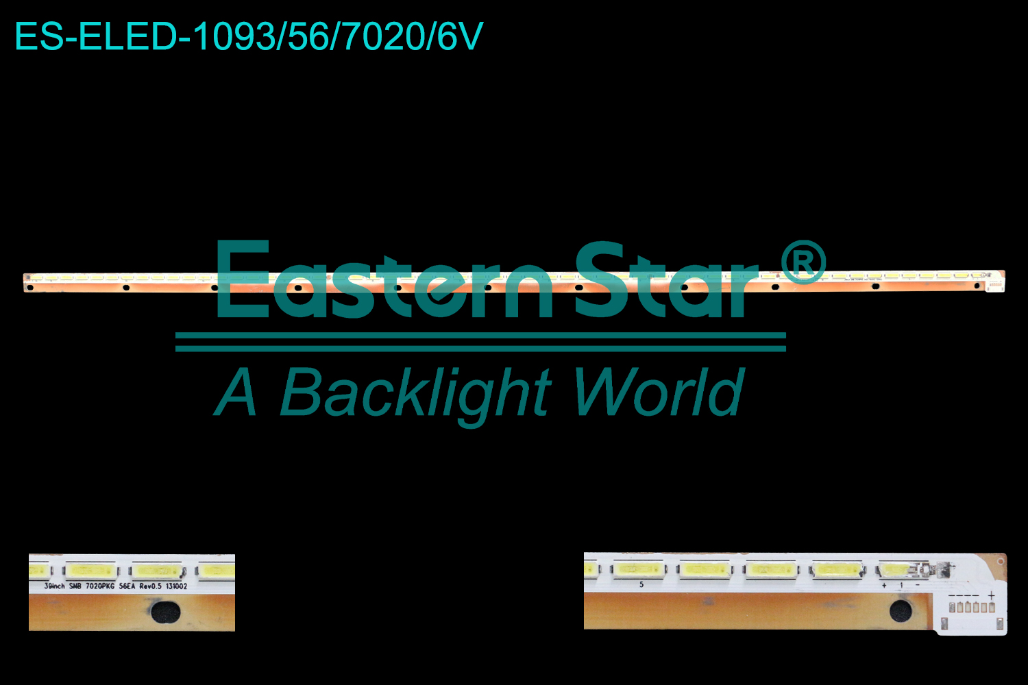 ES-ELED-1093 ELED/EDGE TV backlight use for 39'' 40FSNB245SCF 39inch SNB 7020PKG 56EA Rev0.5 131002   LED BACKLIGHT STRIP(1)