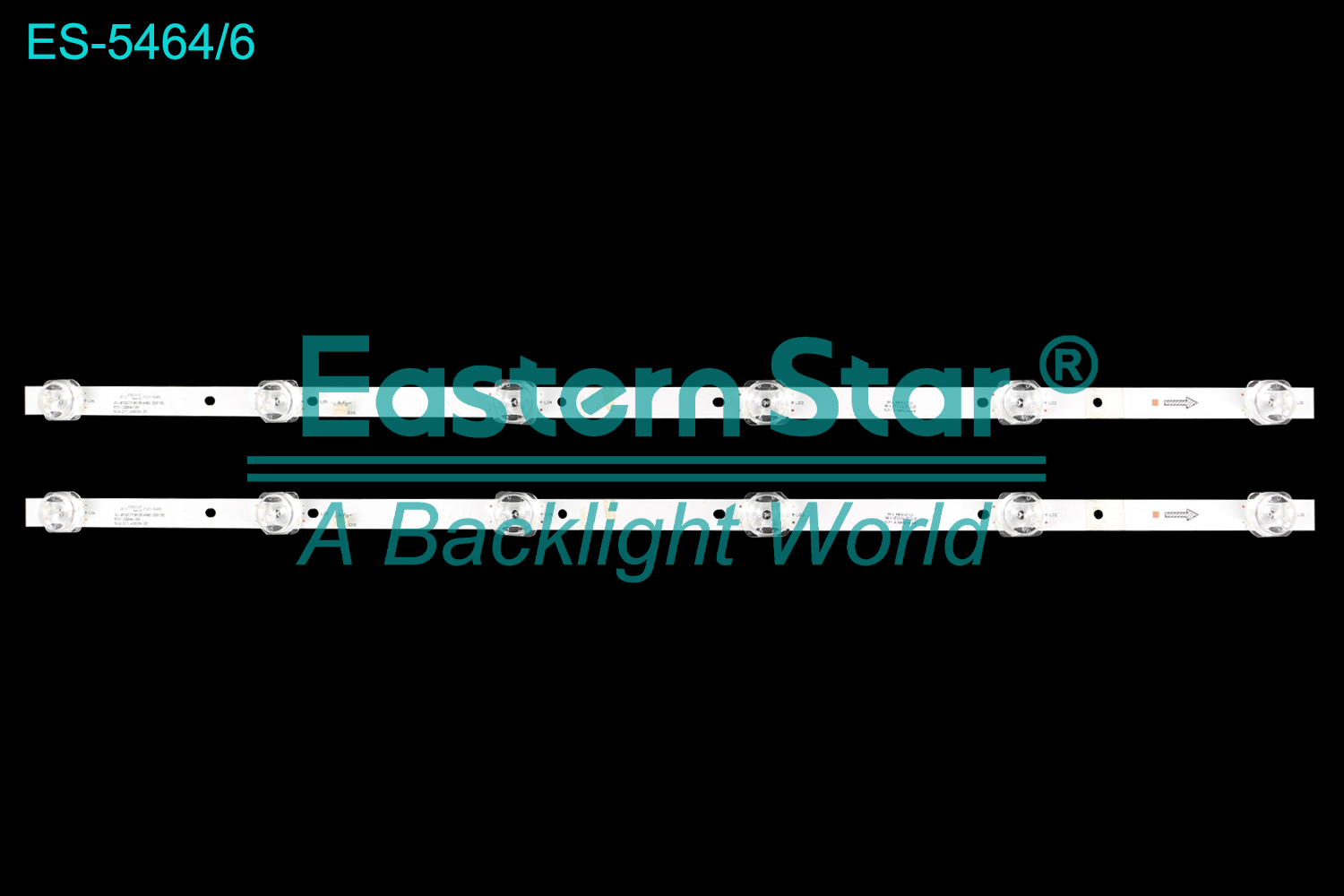 ES-5464 LED TV Backlight use for 32" JS-JP32C71061ER.406G(50118) R72-32D04-051 516121T.60034.2P  LED BACKLIGHT STRIP(2)