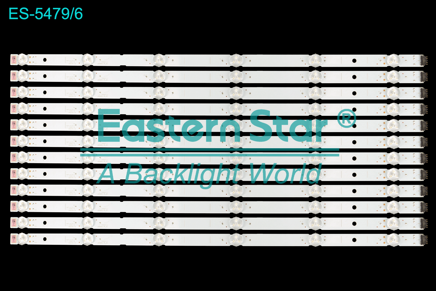 ES-5479 LED TV Backlight use for 55" Sony XBR-55X900H XBR-55X90CH  LB5500V V0_03 7698A 13 LED BACKLIGHT STRIP(12)