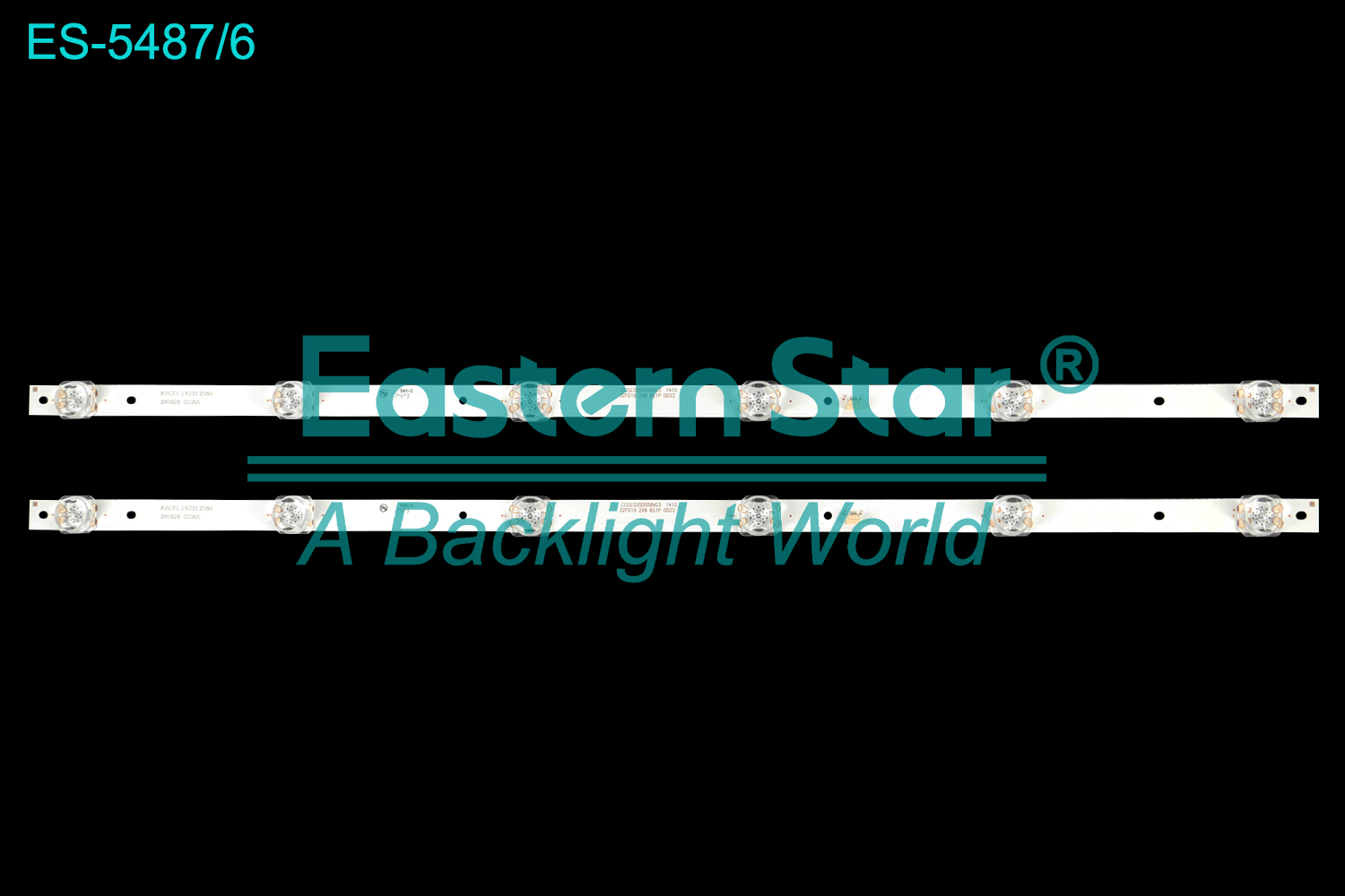 ES-5487 LED TV Backlight use for 32"  32D3S CC02320D558V03 1410 32FD19 2X6 6S1P 0D22  LED BACKLIGHT STRIP(2)
