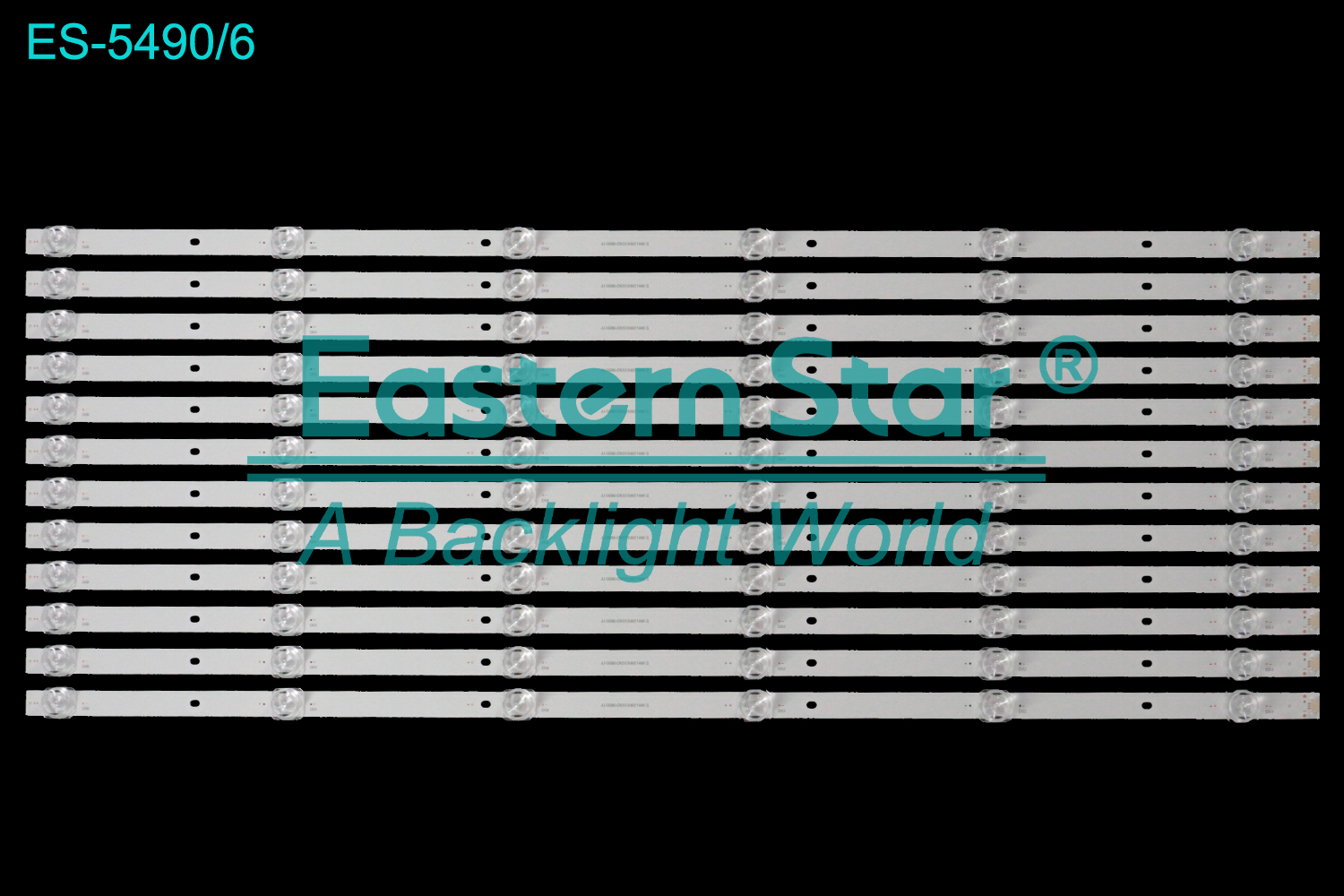 ES-5490 LED TV Backlight use for 65"  s65-x1 JJ-0686-D65030601AM-S  LED BACKLIGHT STRIP(12)