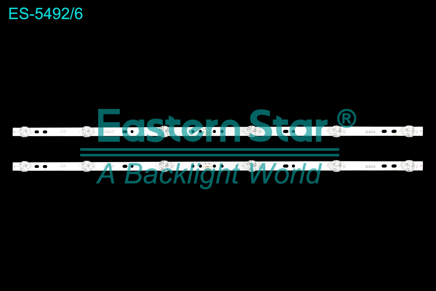 ES-5492 LED TV Backlight use for 32"  HY-T320K1 335630811 225 J2 32 F 1 W5 F5Y104806 04147   LED BACKLIGHT STRIP(2)
