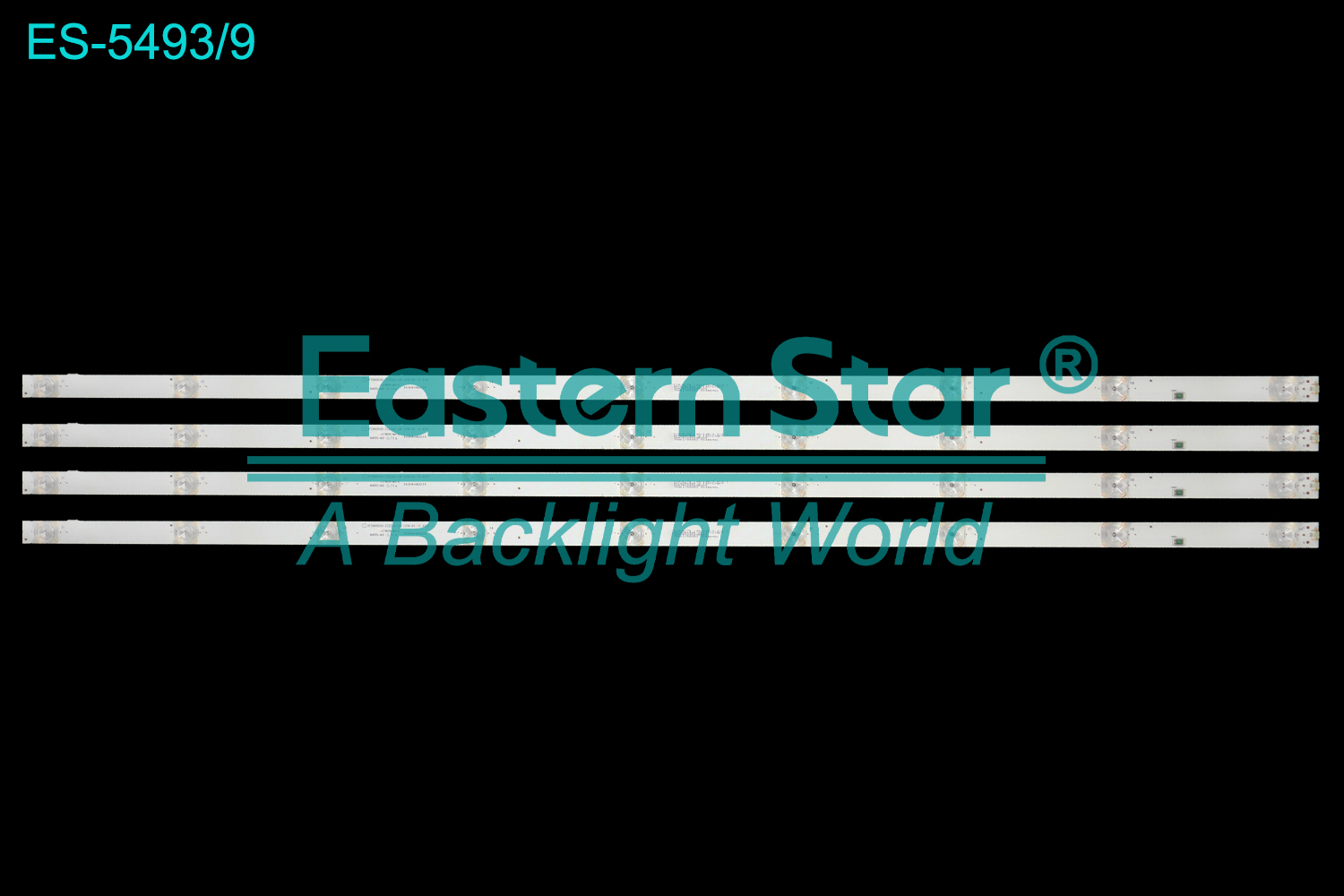 ES-5493 LED TV Backlight use for 49" Samsung UA49RU7550JXXZ HFSX49D09-ZC23AG-08 2019-05-30 9S1P 303HX490035  LED BACKLIGHT STRIP(4)