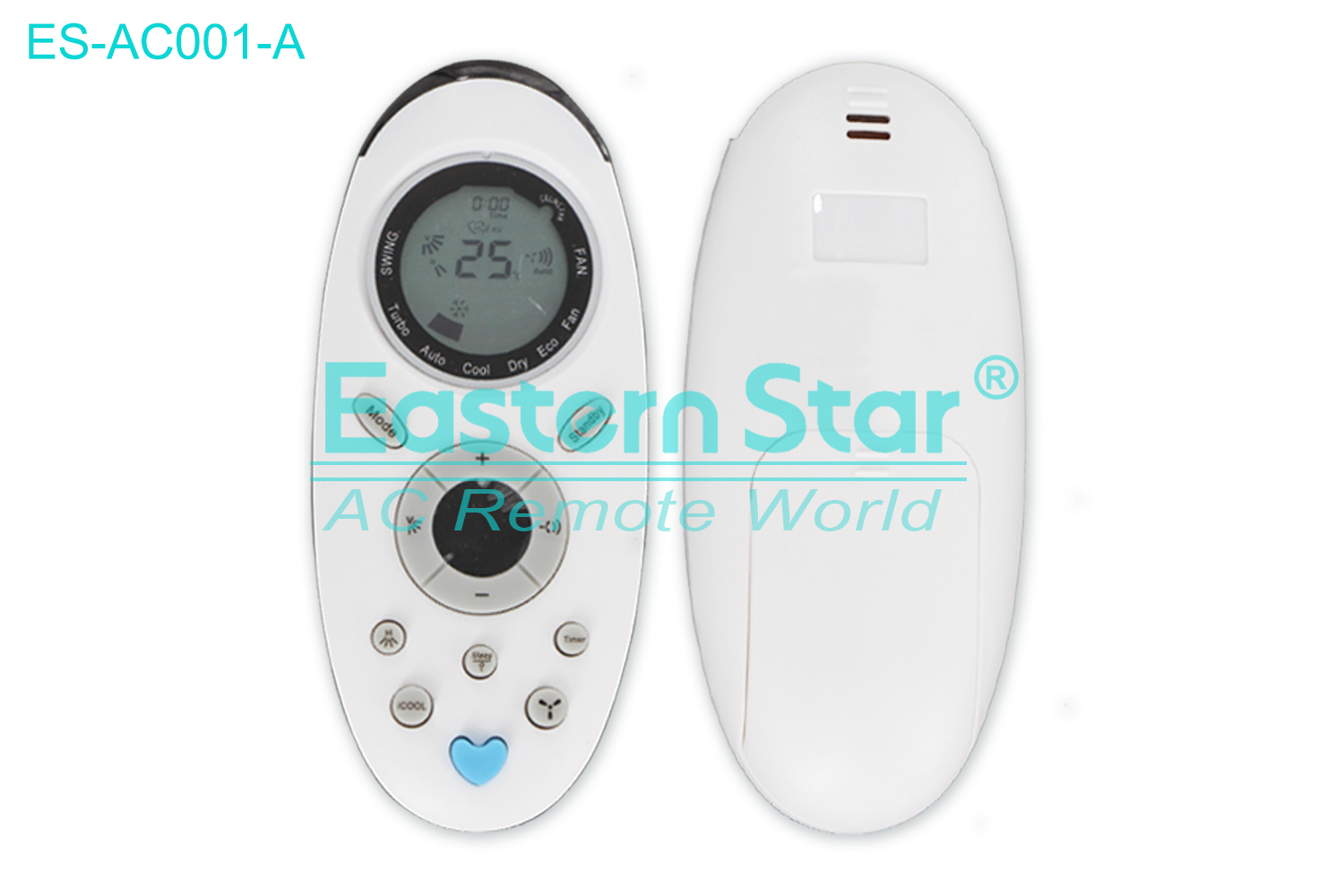 ES-AC001-A High Quality China Remote AC Remote for Chigo Air Conditioner Remote A/C 12 keys