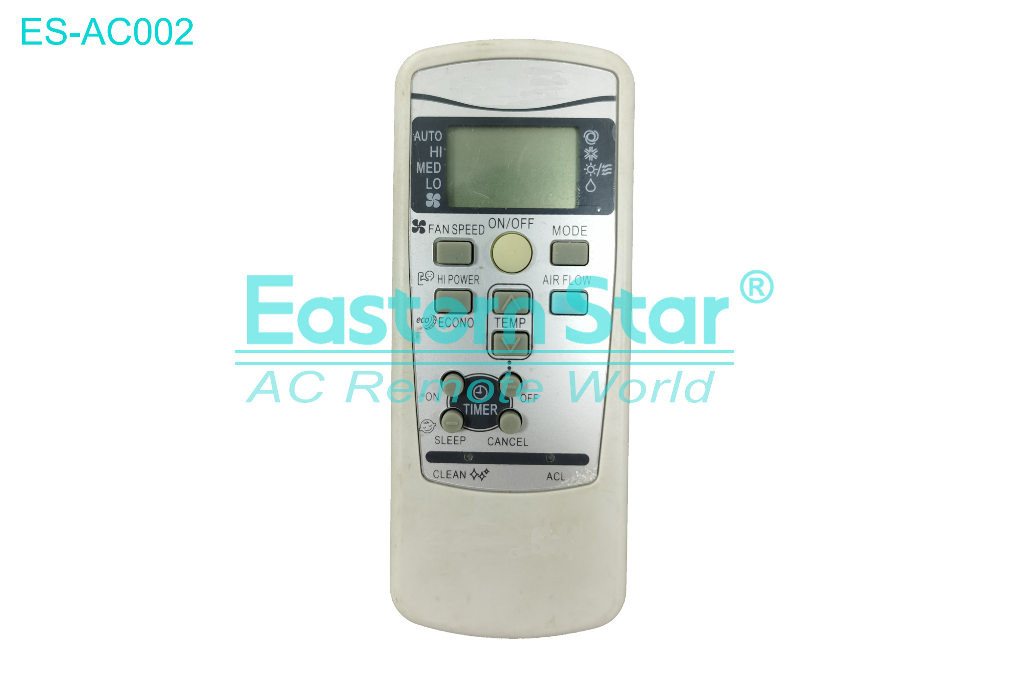 ES-AC002 High Quality China Remote AC Remote for Mitsubishi  Air Conditioner Remote A/C 11 keys