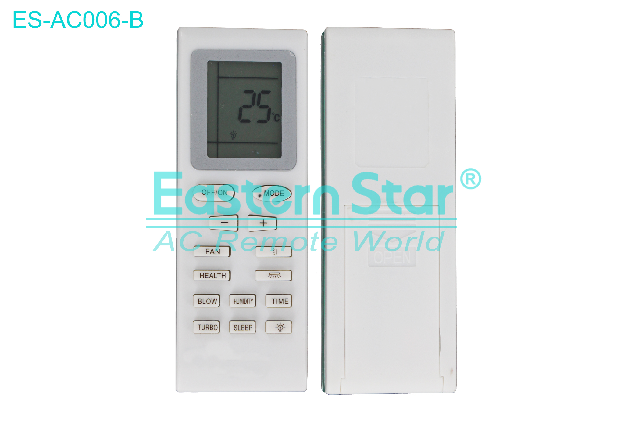 ES-AC006-B High Quality China Remote AC Remote for Gree  Air Conditioner Remote A/C 14 keys