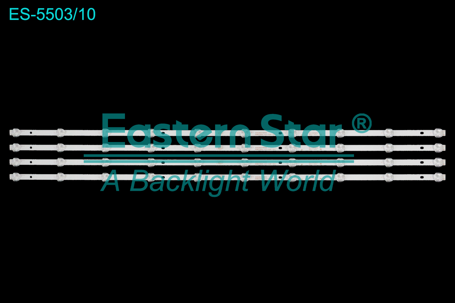 ES-5503 LED TV Backlight use for 40" Alnenwt  CC02395D746V05 395B(395E6) 4X10 5S2P 1010 LED BACKLIGHT STRIP(4)