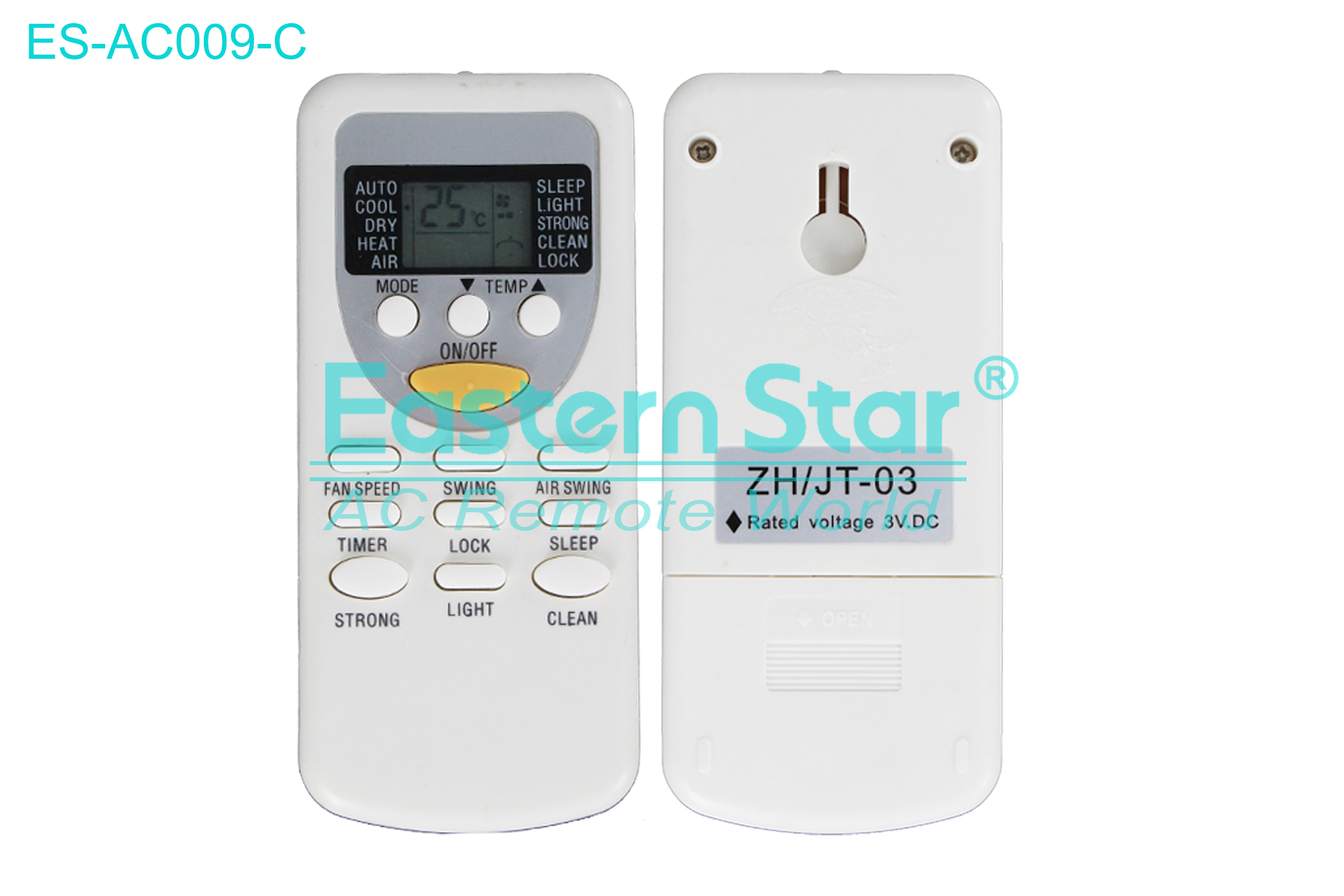 ES-AC009-C High Quality China Remote AC Remote for Chigo/Denpoo  Air Conditioner Remote A/C 13 keys
