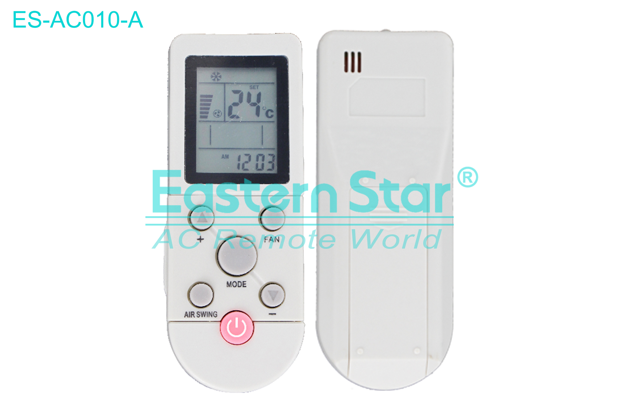ES-AC010-A High Quality China Remote AC Remote for Aux  Air Conditioner Remote A/C 6 keys