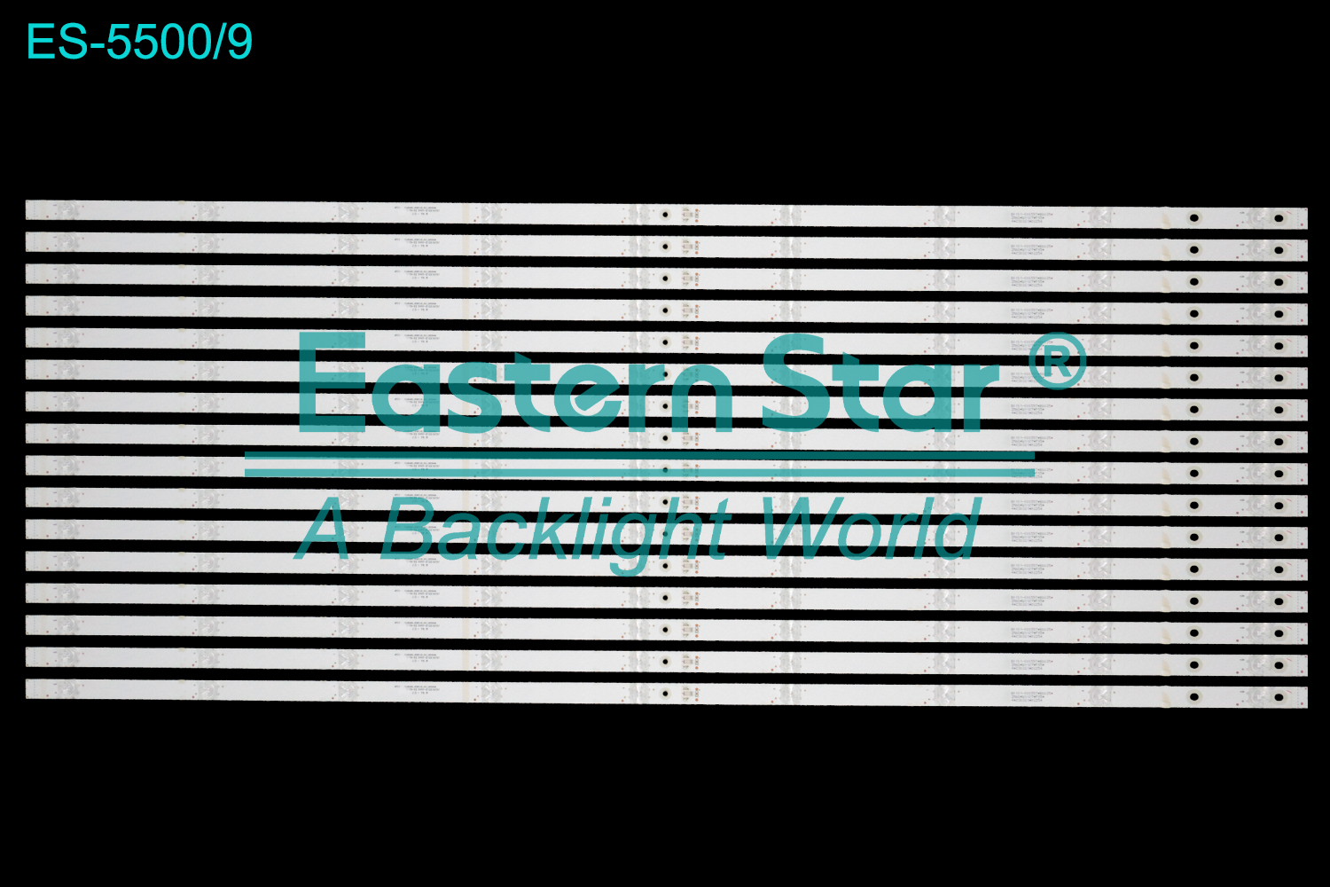 ES-5500 LED TV Backlight use for 85" Tcl 85C735,85C735K  TCL85LB05_3030F2.4D_V0.2_20220406 B0 101-000557*B0035*ZMAS*W1127*F95*4*230321*02254 LED BACKLIGHT STRIP(16)