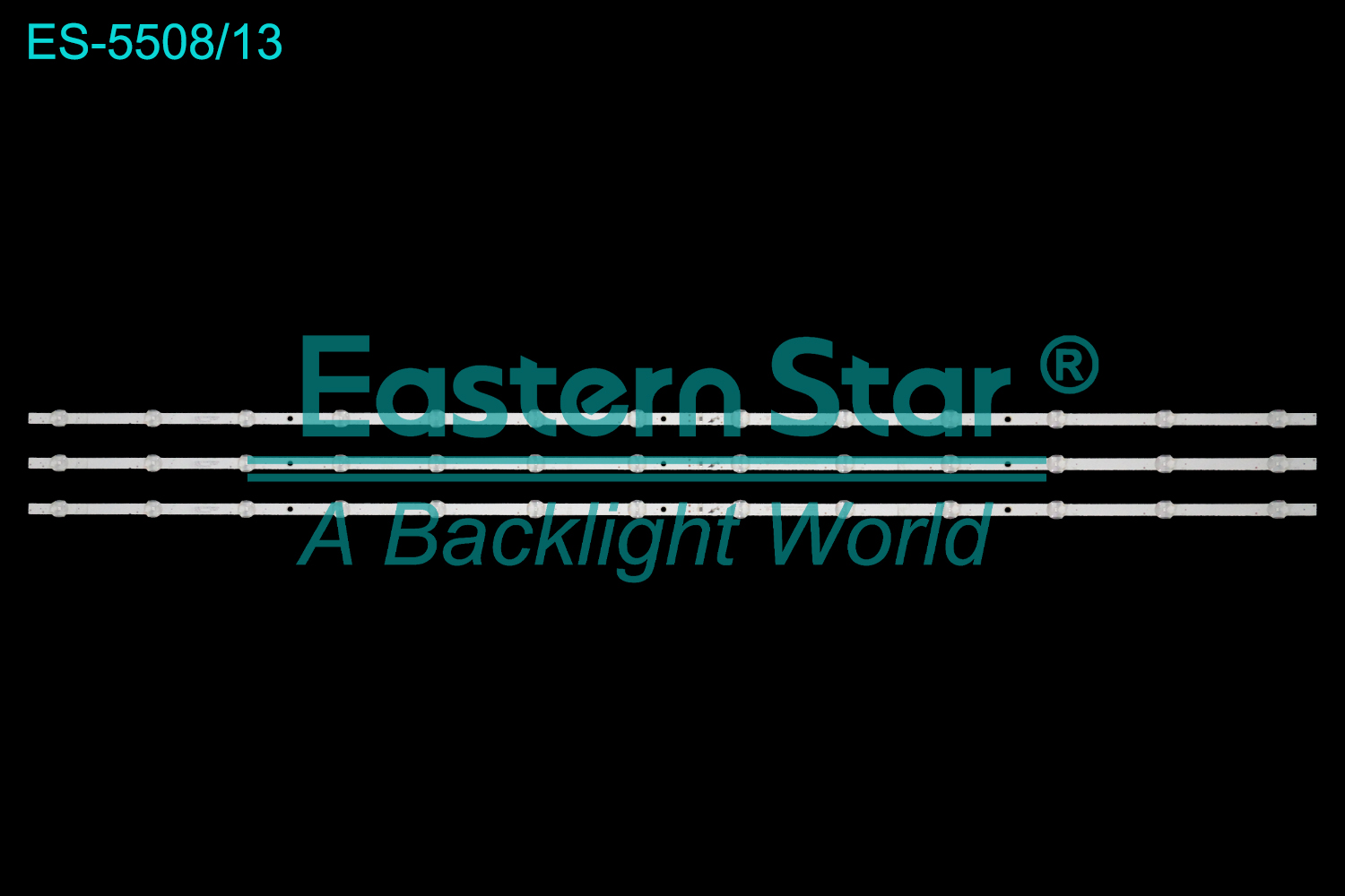 ES-5508 LED TV Backlight use for 55" Philips  55PUS8009/12 FZ2  07-55PSF4-OD35-3X13-1100X10-231103 210BZ13D0B334BM00N 24156 013688 17518304476Y LED BACKLIGHT STRIP(3)