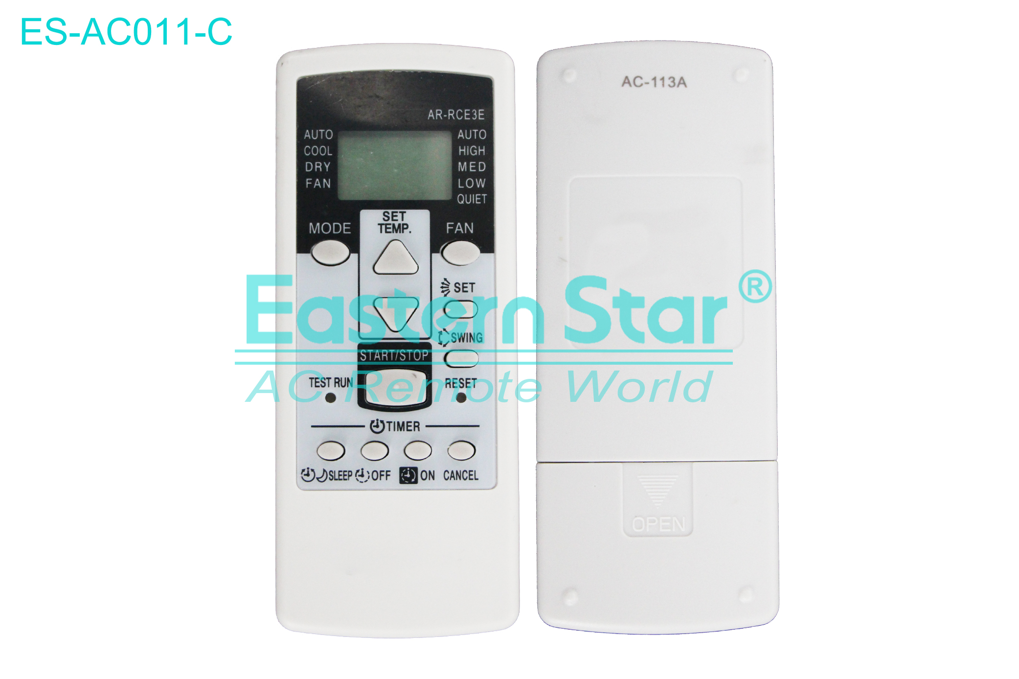 ES-AC011-C High Quality China Remote AC Remote for Fujitsu  Air Conditioner Remote A/C 11 keys