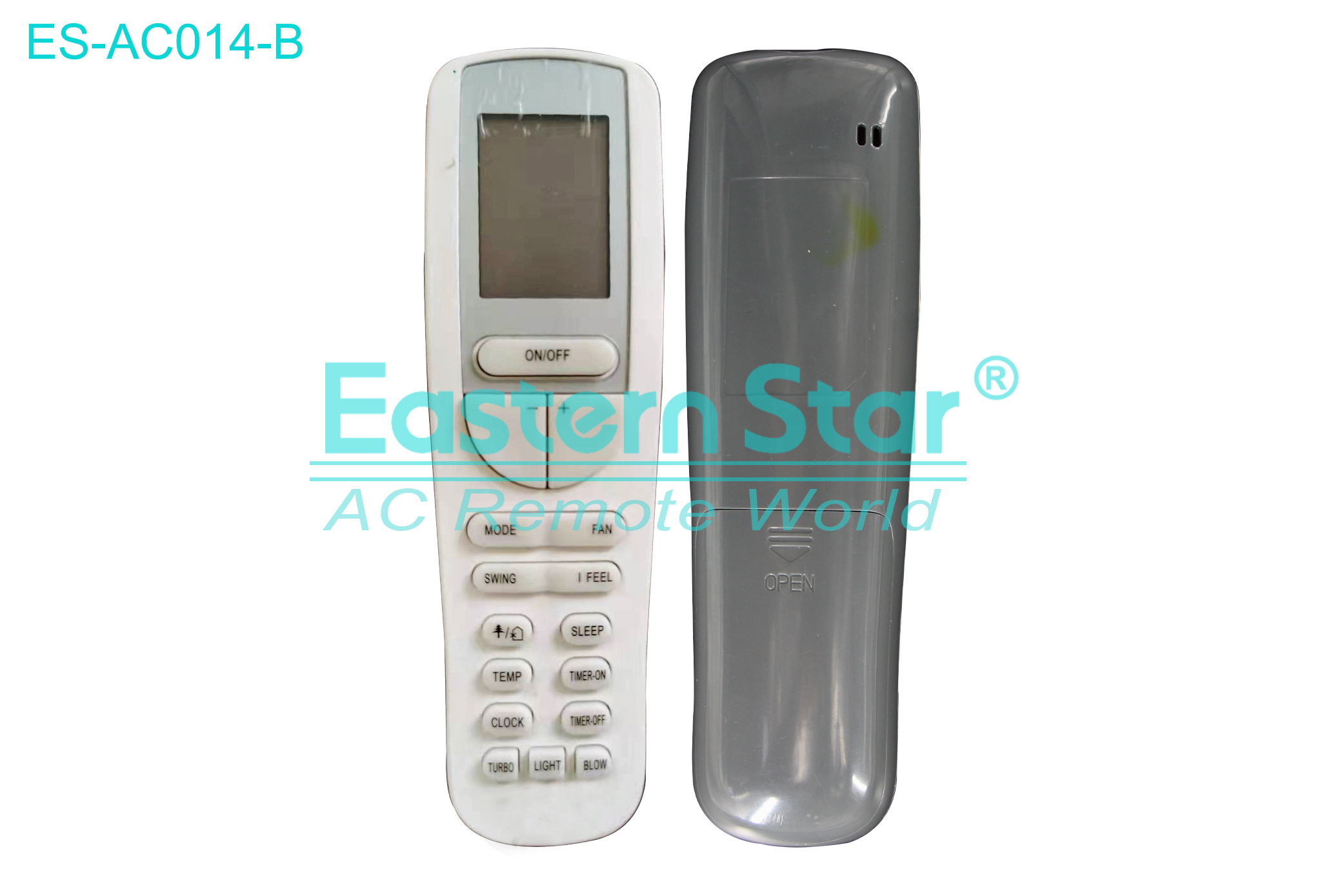 ES-AC014-B High Quality China Remote AC Remote for Gree  Air Conditioner Remote A/C 17 keys