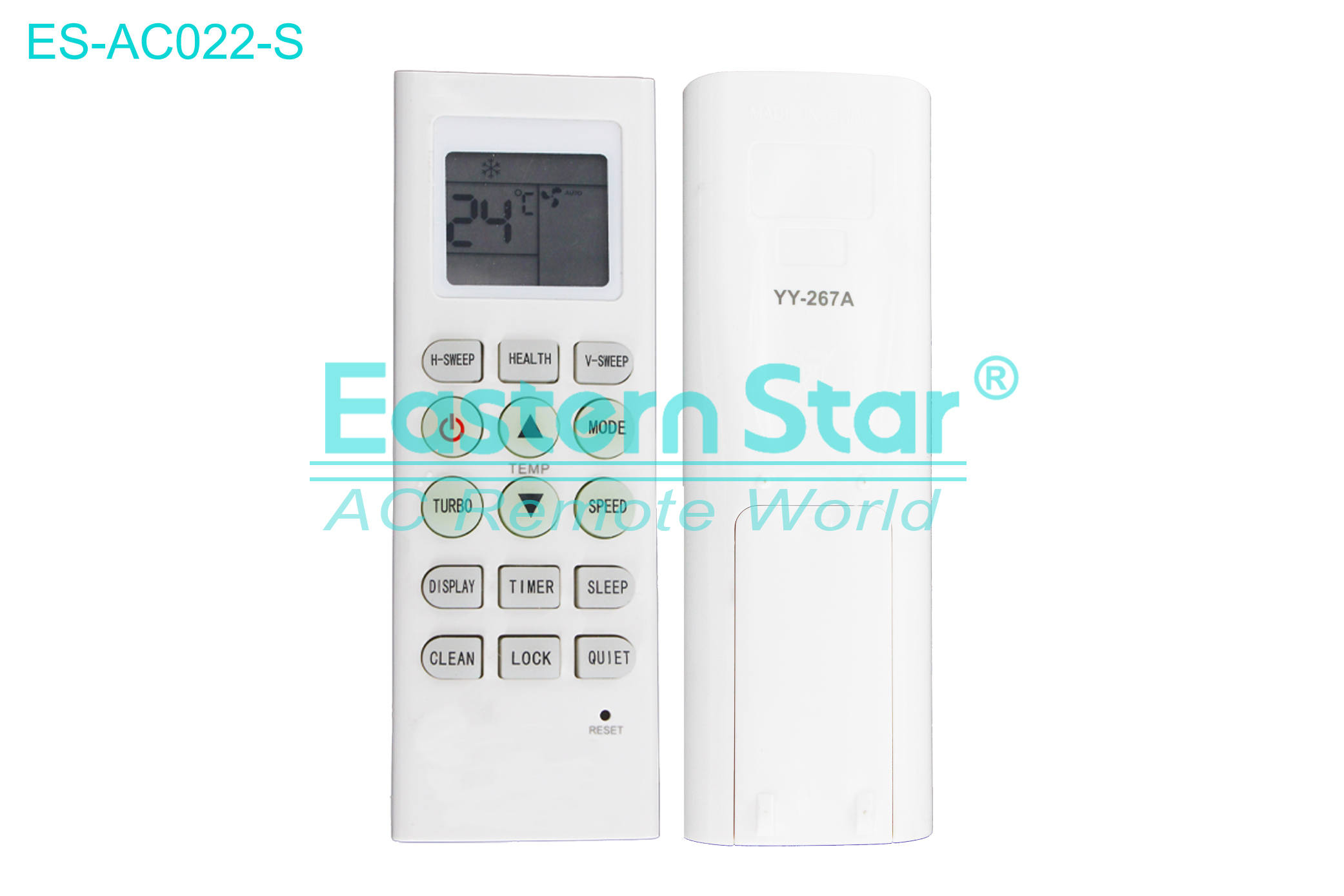 ES-AC022-S High Quality China Remote AC Remote for Lg  Air Conditioner Remote A/C 15 keys