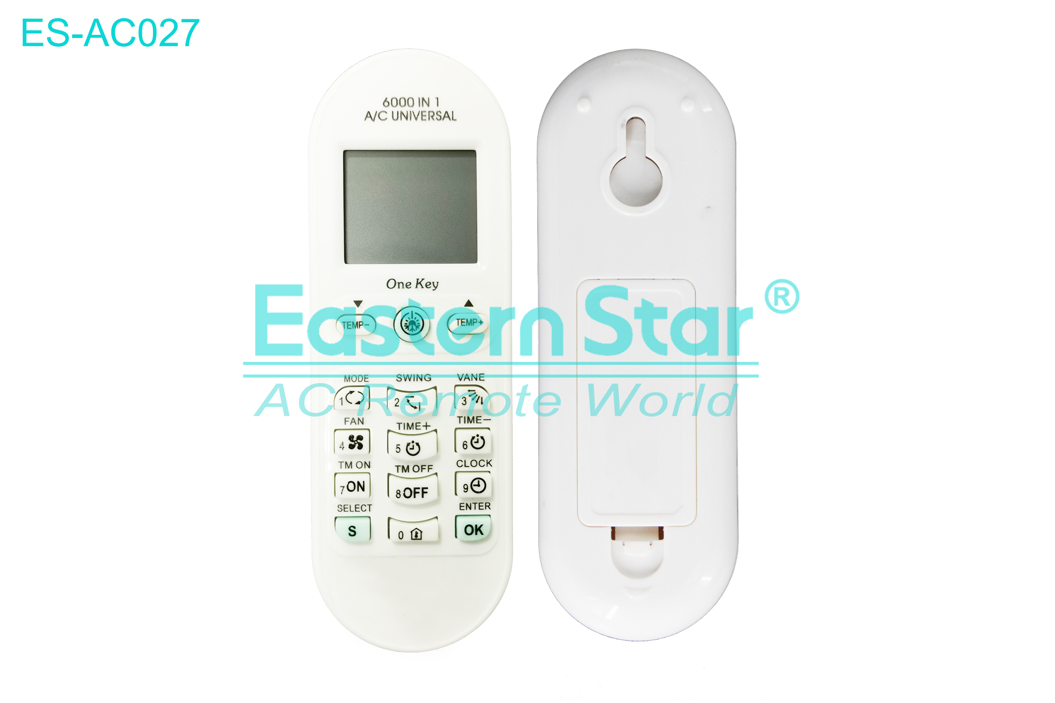 ES-AC027 High Quality China Remote AC Remote for Universal Air Conditioner Remote A/C 15 keys
