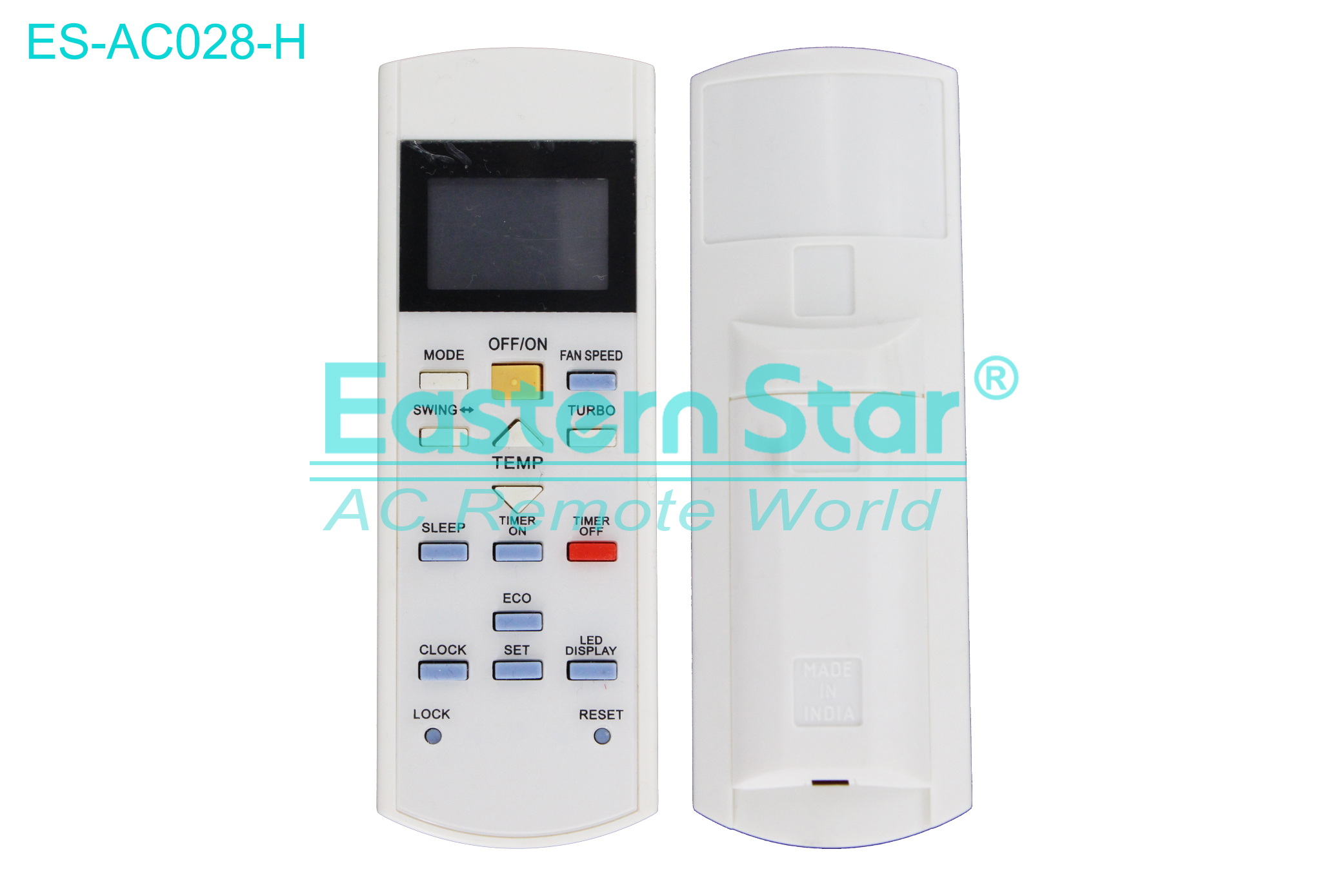 ES-AC028-H High Quality China Remote AC Remote for Panasonic Air Conditioner Remote A/C 16 keys
