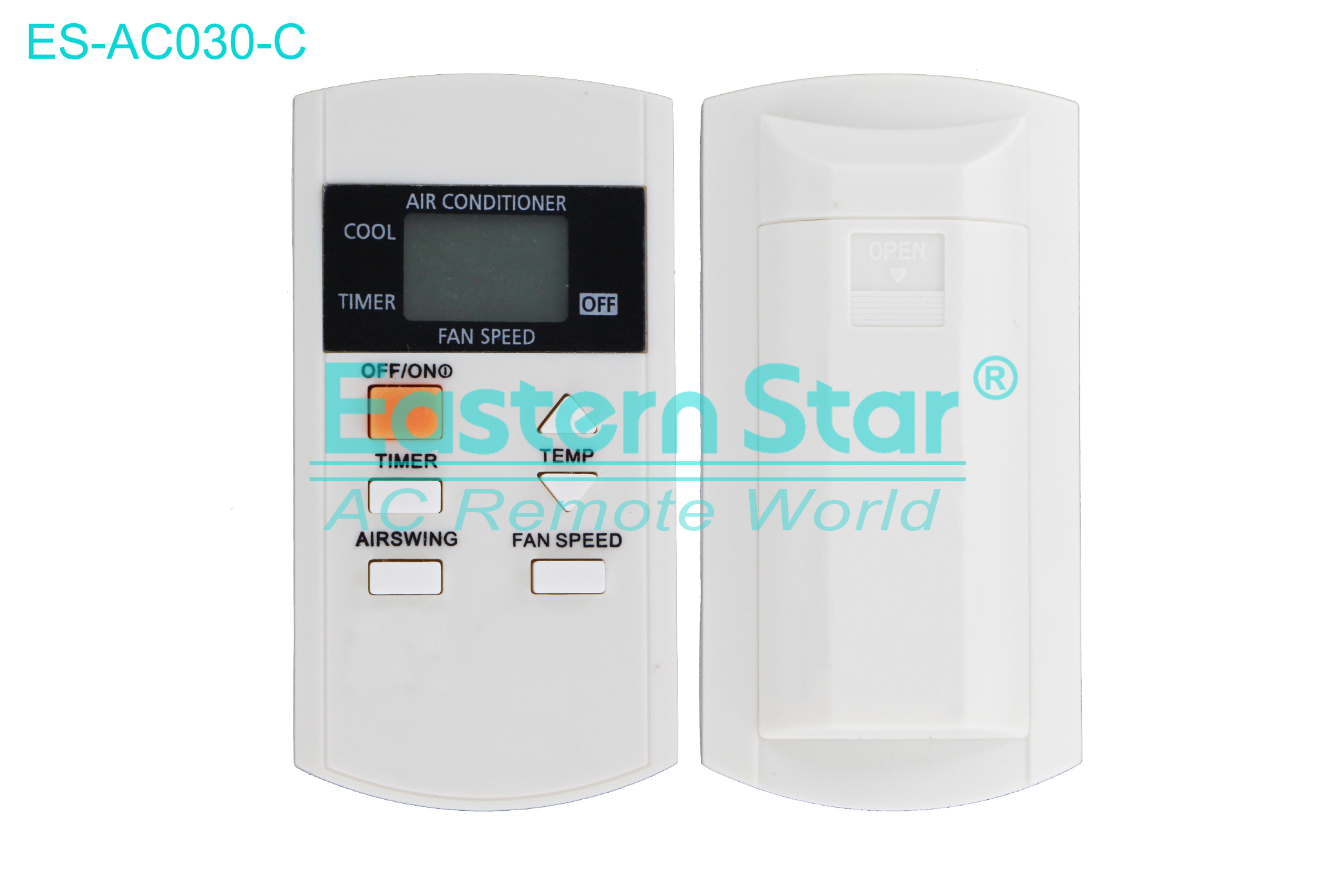 ES-AC030-C High Quality China Remote AC Remote for Panasonic Air Conditioner Remote A/C 6 keys