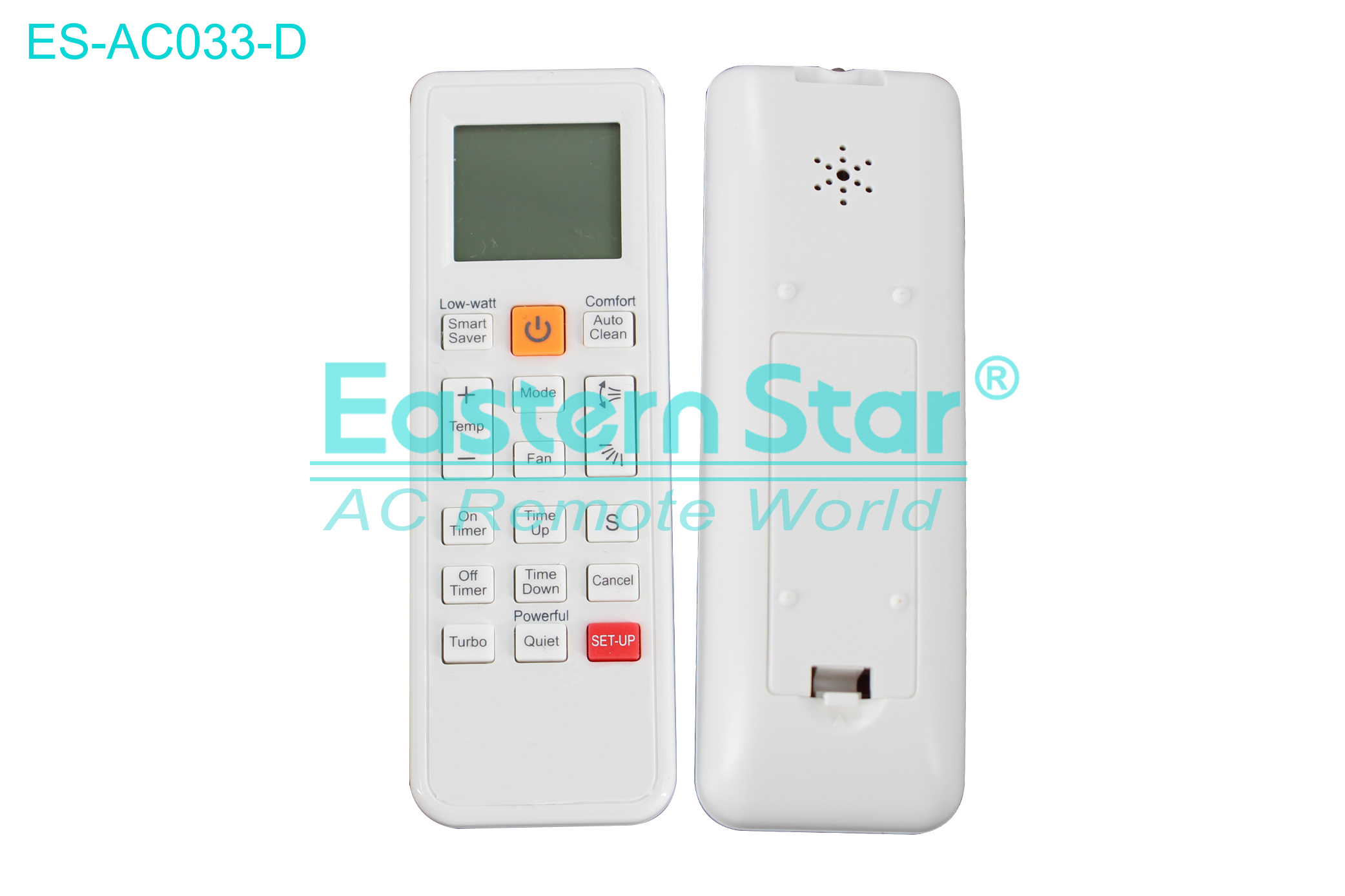 ES-AC033-D High Quality China Remote AC Remote for / Air Conditioner Remote A/C 18 keys