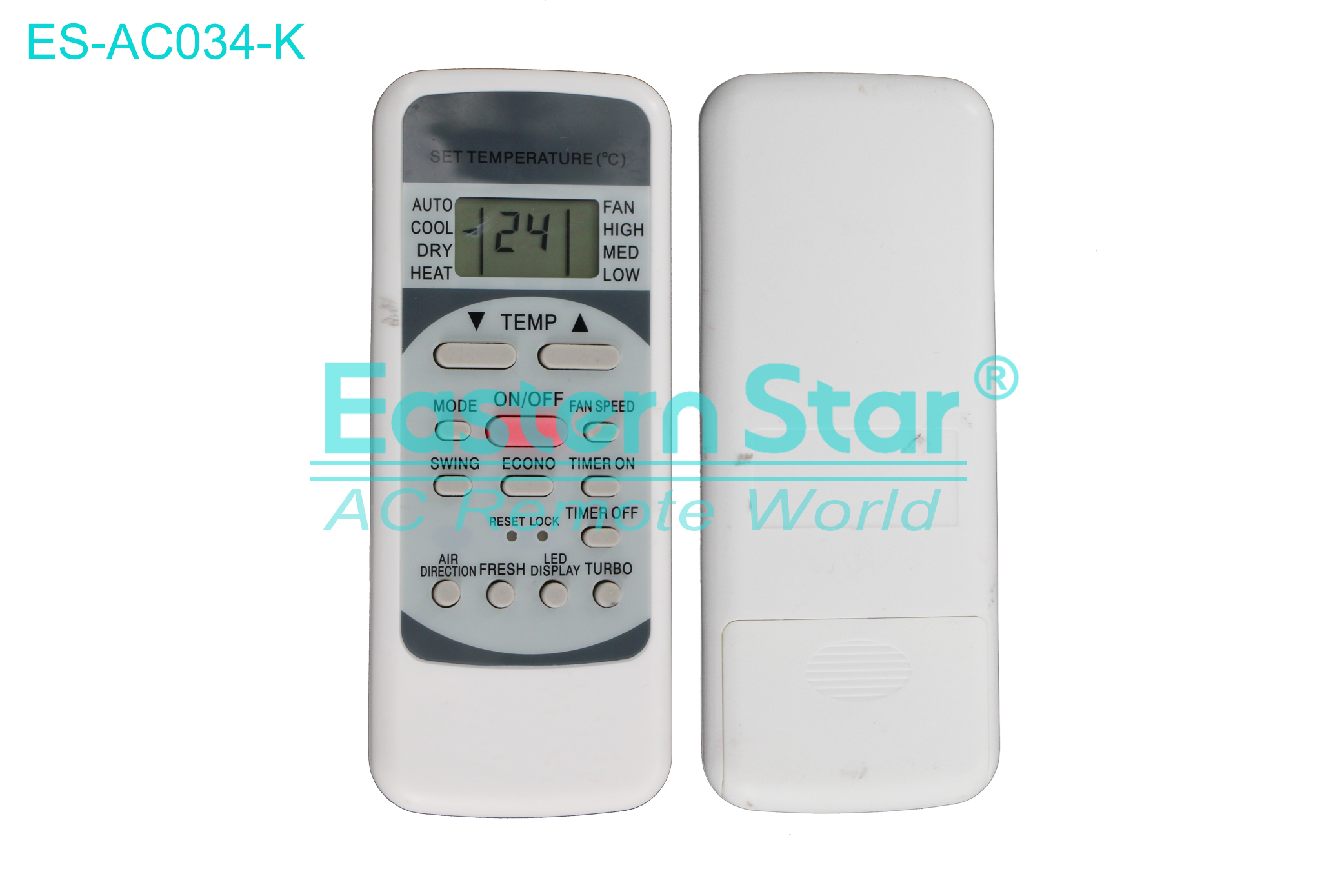 ES-AC034-K High Quality China Remote AC Remote for Onida Air Conditioner Remote A/C 13 keys