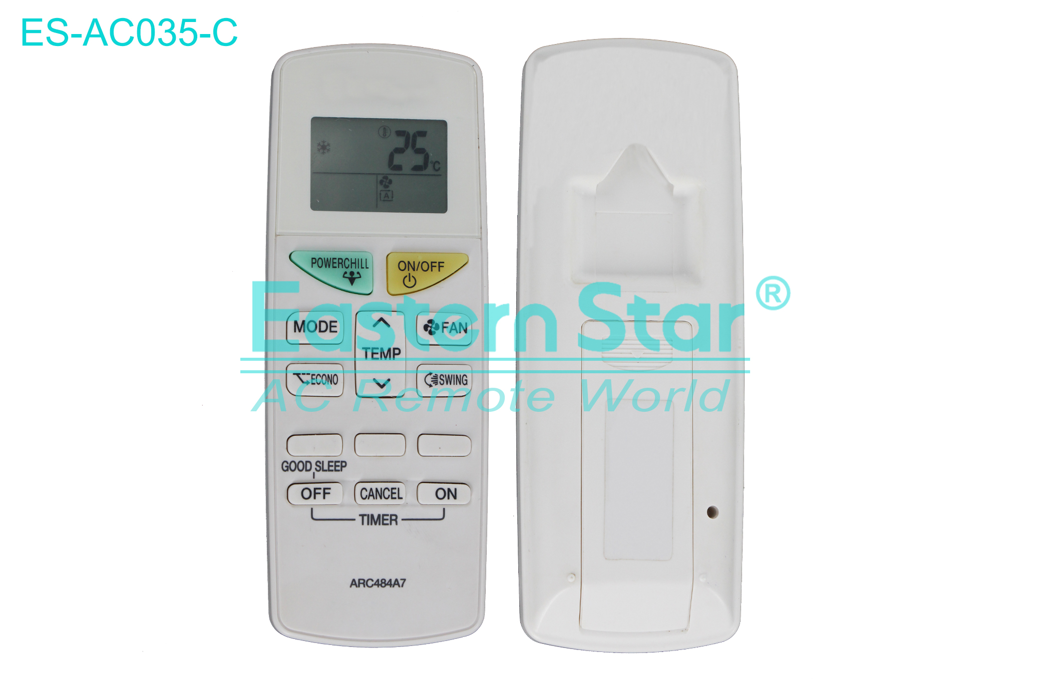 ES-AC035-C High Quality China Remote AC Remote for Daikin Air Conditioner Remote A/C 14 keys